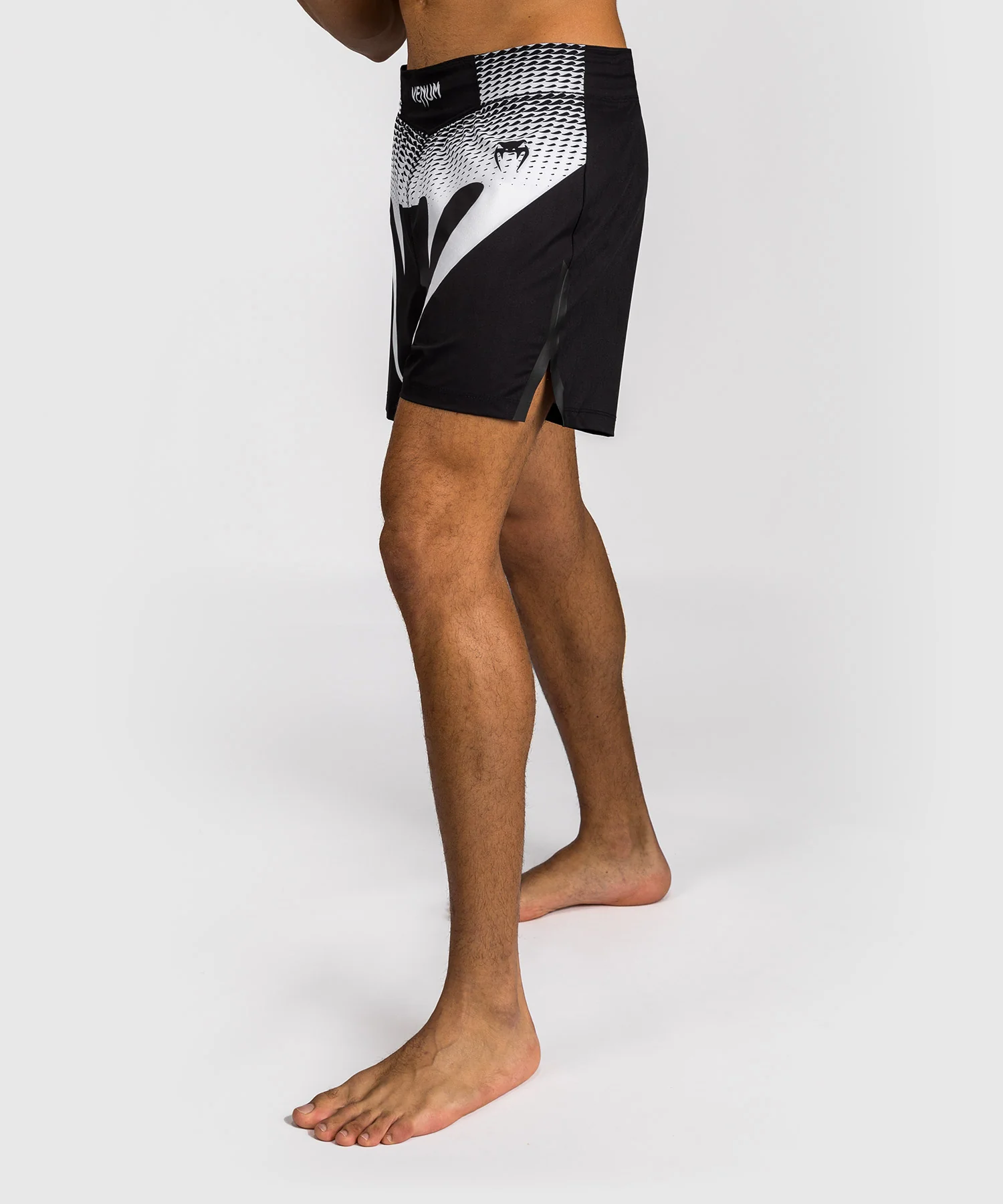 Short de Combat Venum No Gi - Noir/Blanc - Image 3