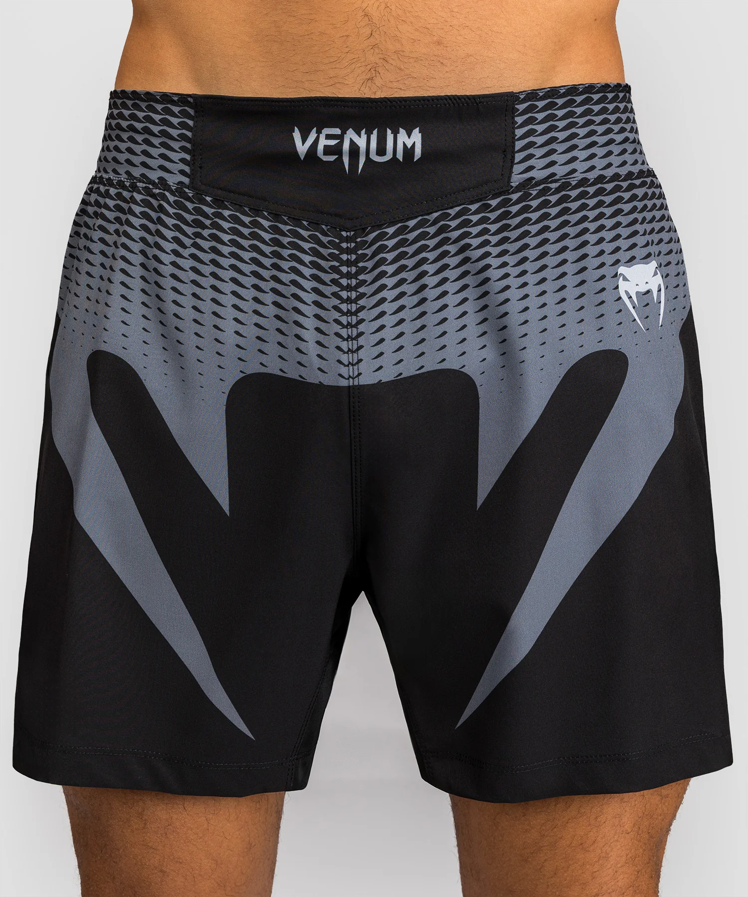 Short de Combat Venum No Gi - Noir/Gris Argenté - Image 4