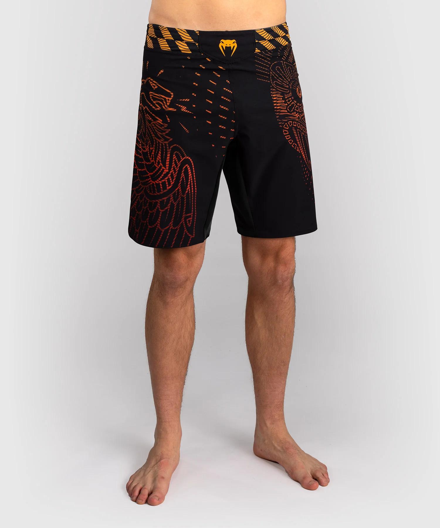 Short de Combat Venum Quetzal Fury - Noir/Rouge Fury/Mandarine