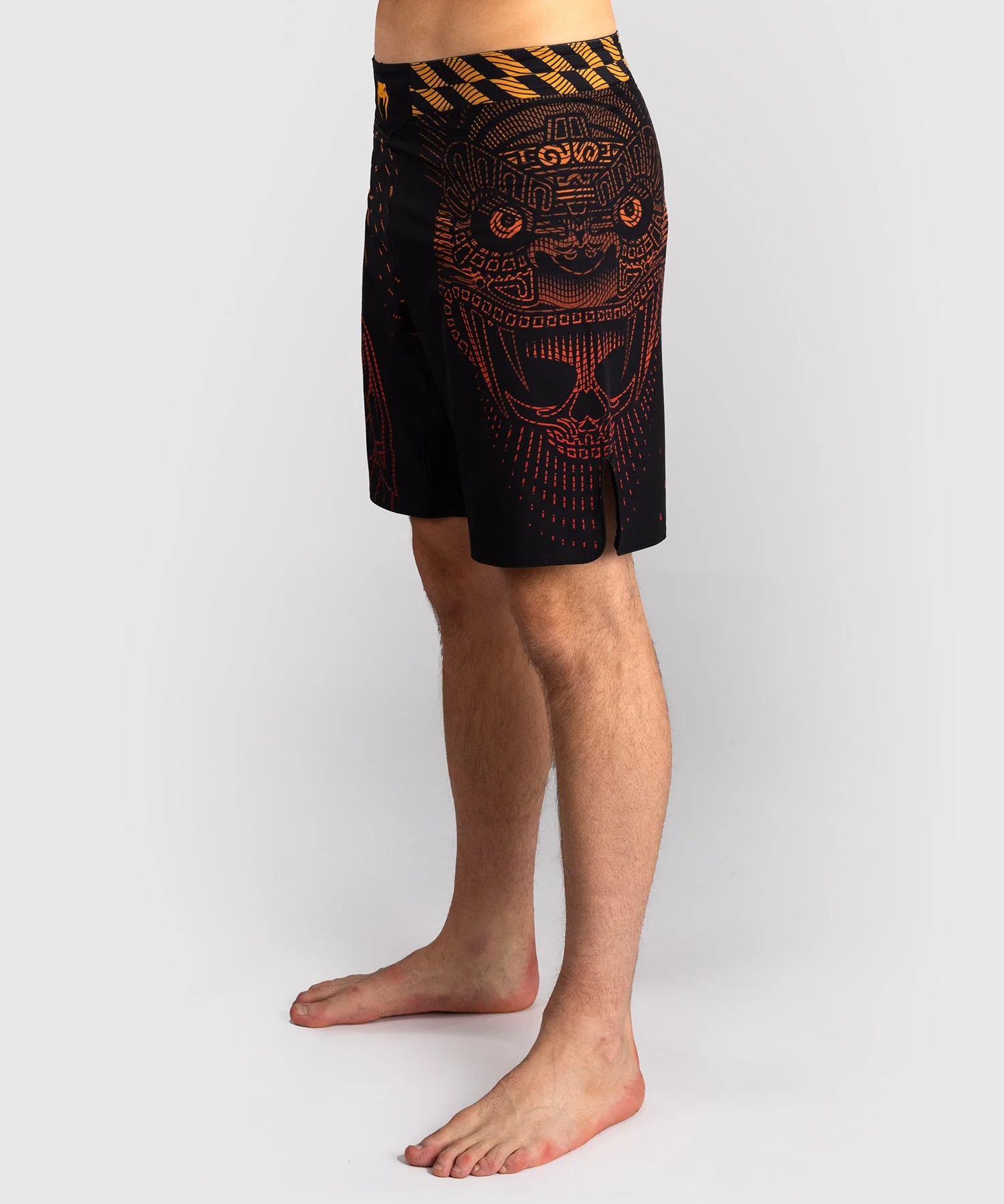 Short de Combat Venum Quetzal Fury - Noir/Rouge Fury/Mandarine - Image 2