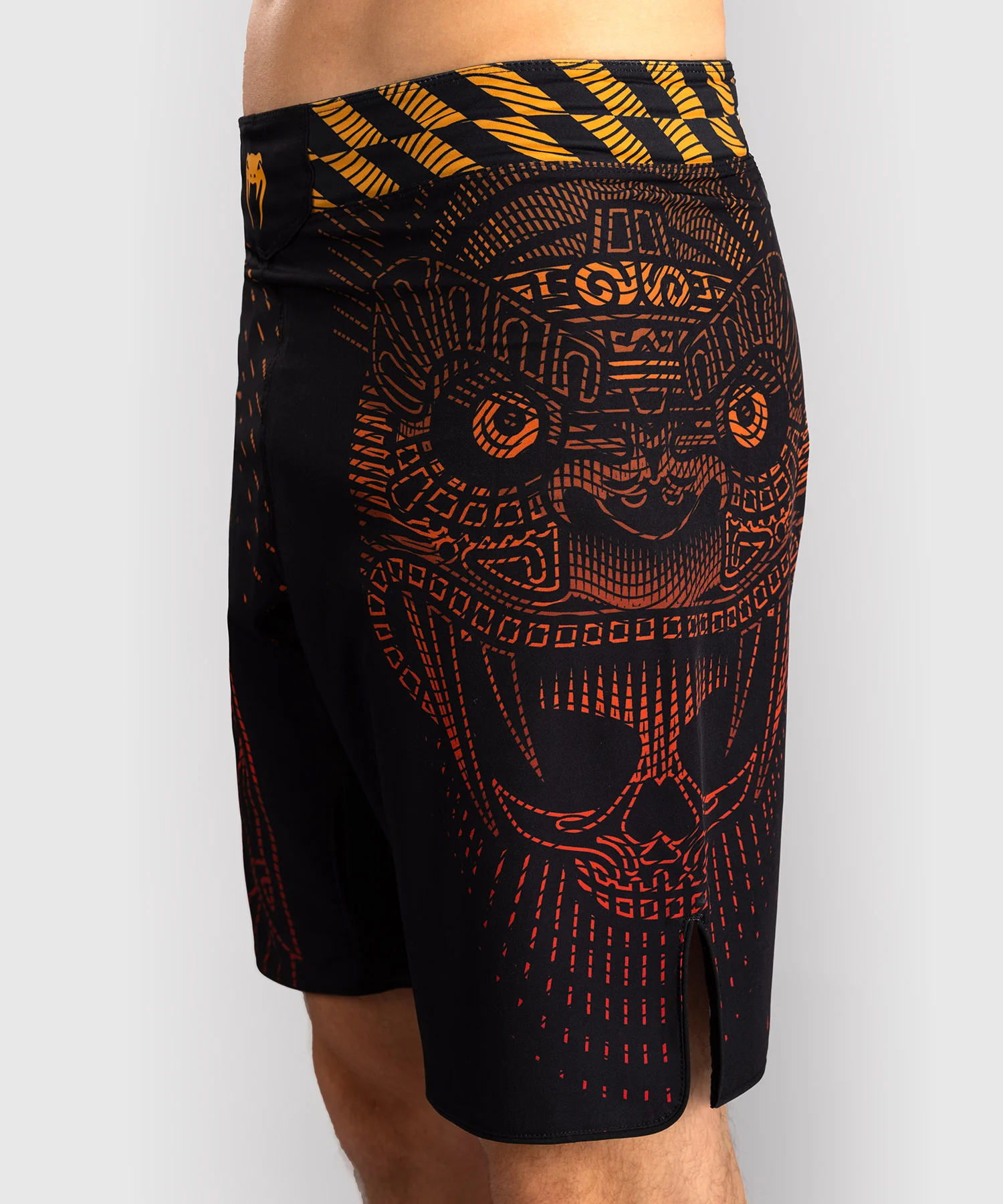 Short de Combat Venum Quetzal Fury - Noir/Rouge Fury/Mandarine - Image 4