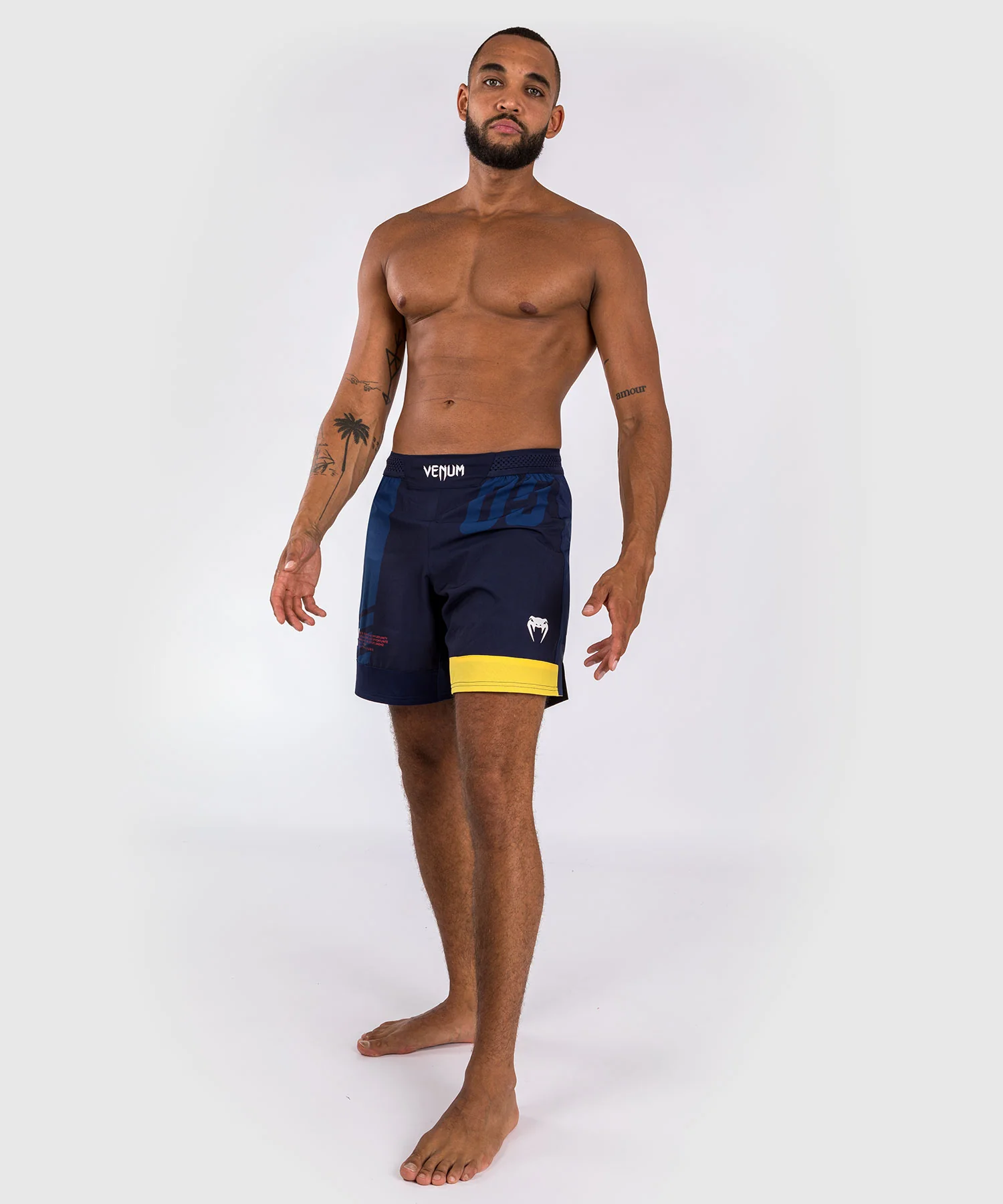 Short de Combat Venum Sport 05 - Bleu/Jaune - Image 10