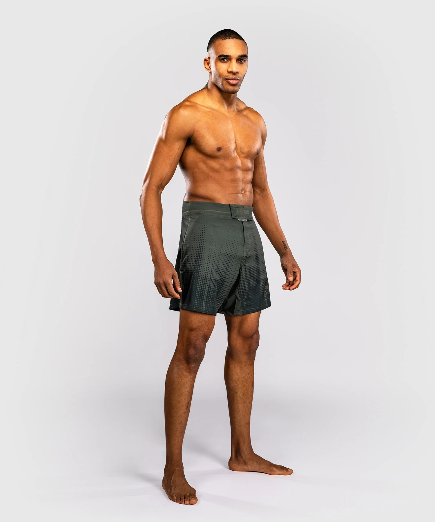 Short de Combat Venum Stealth – Kaki/Vert Foncé - Image 2