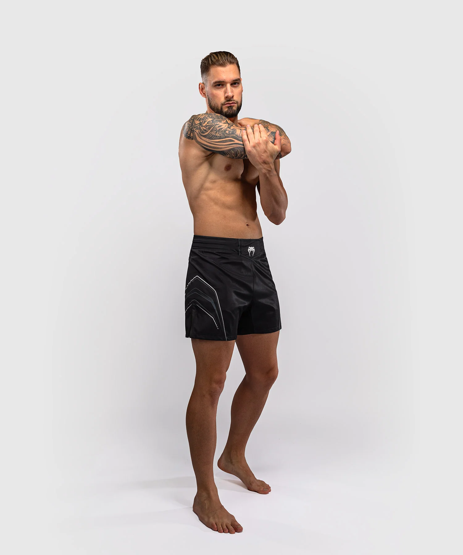 Short de Combat Venum Streamline – Noir/Blanc - Image 2