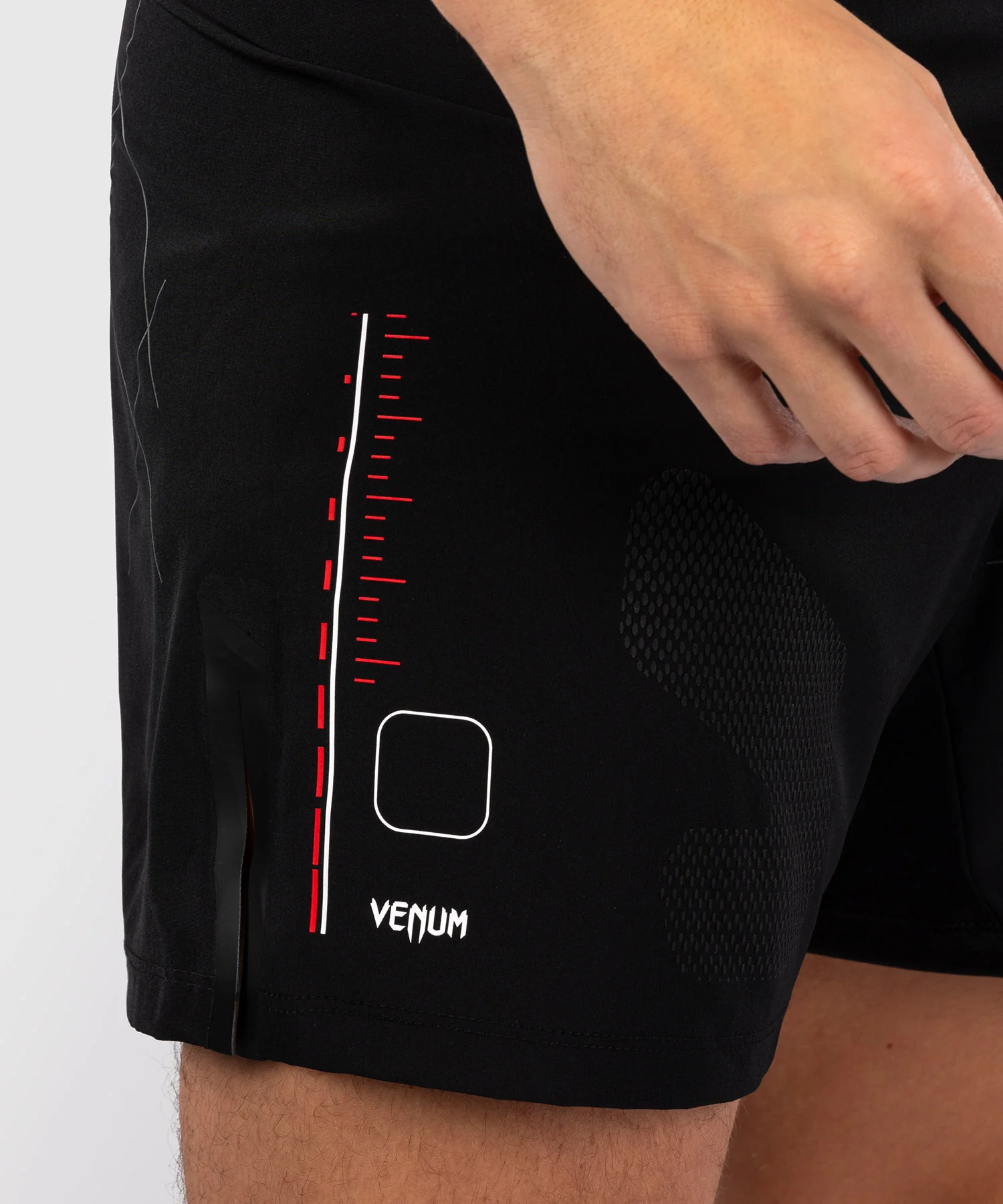 Short de Combat Venum Tactical XT- Noir/Rouge Feu - Image 8