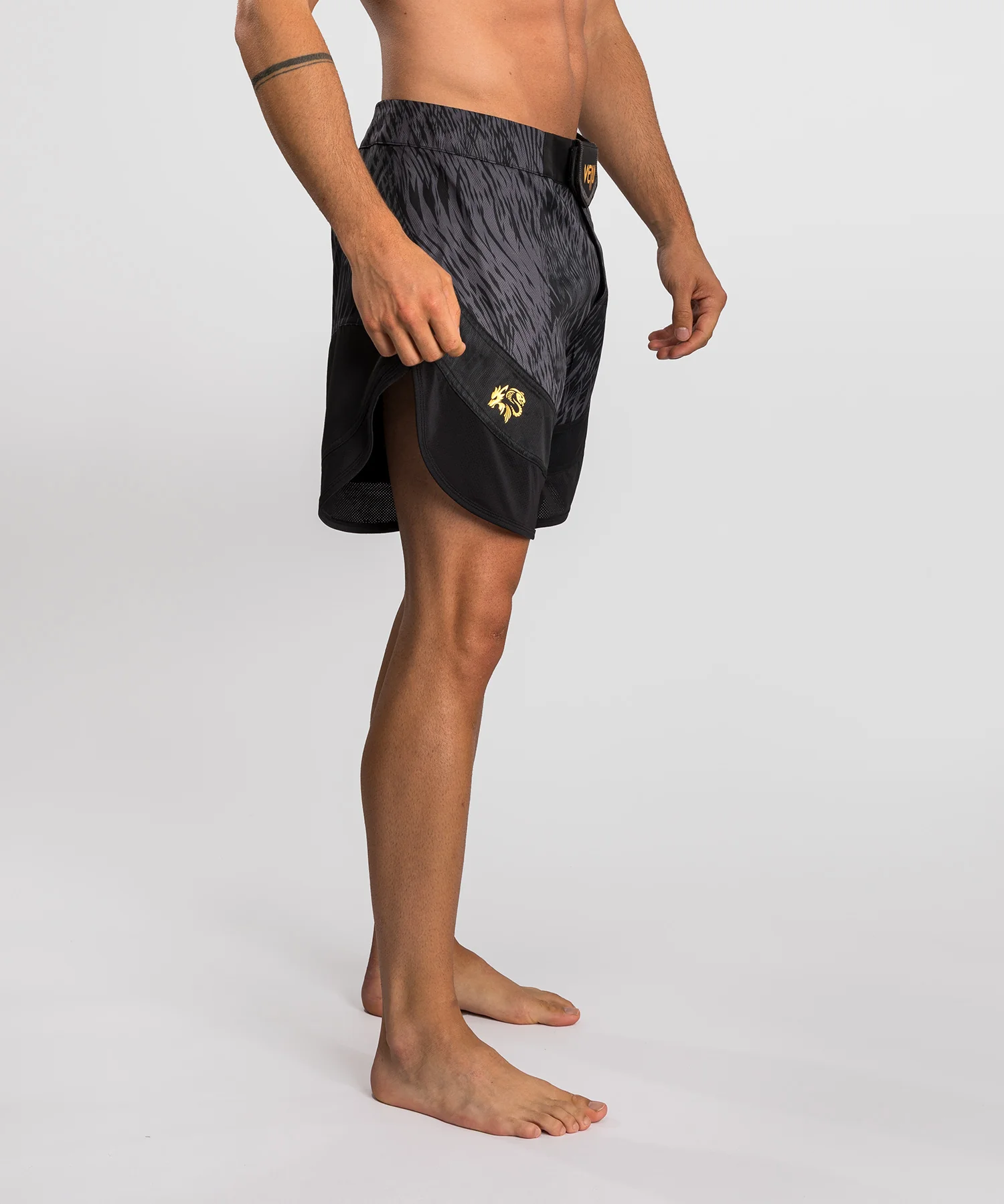 Short de combat Venum x Chimaev - Noir/Gris - Image 3