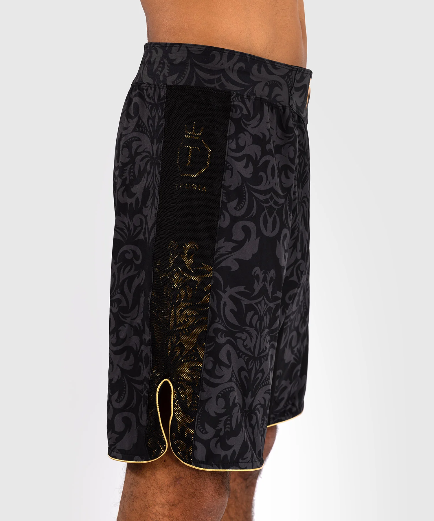 Short de Combat Venum x Topuria Unmatched Edition - Noir/Doré - Image 5