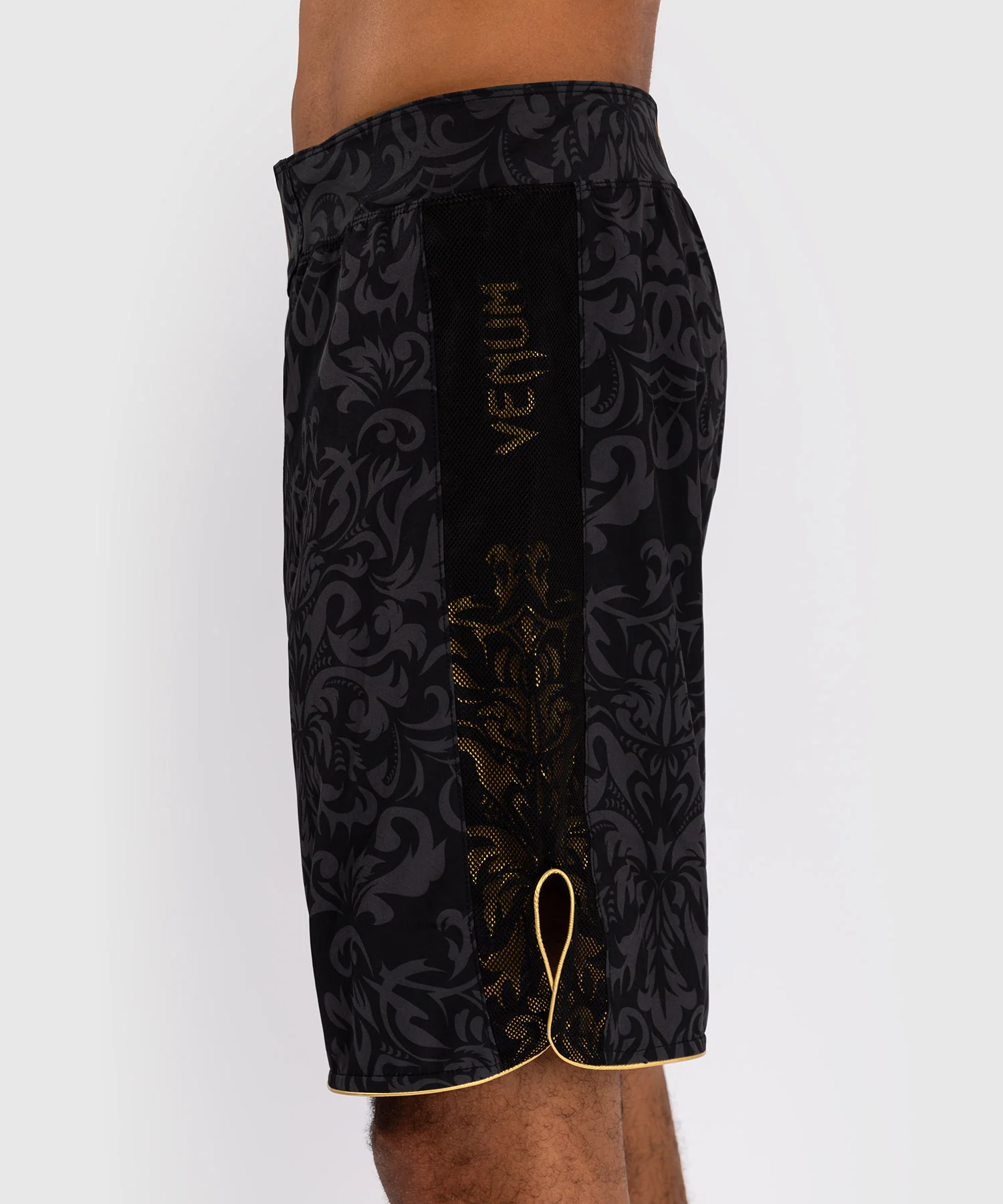 Short de Combat Venum x Topuria Unmatched Edition - Noir/Doré - Image 6