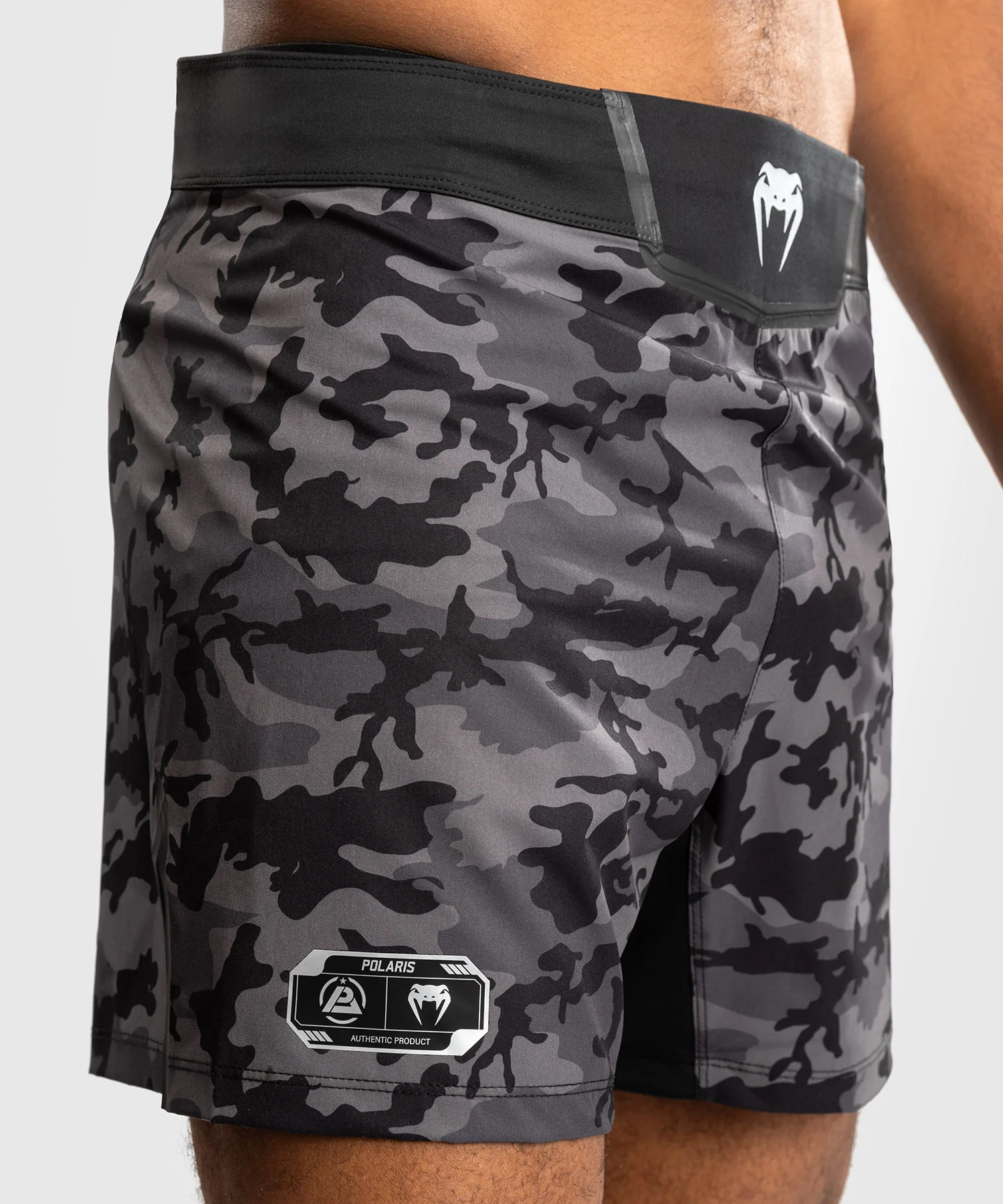 Short de Combat Venum x Polaris - Noir/Gris - Image 4