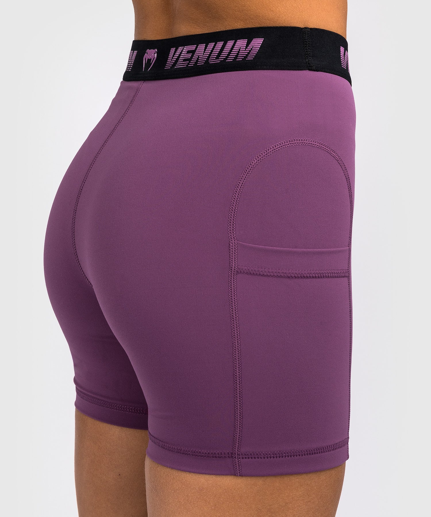 Short de compression long pour Femmes Venum Elevate - Lilas - Image 7