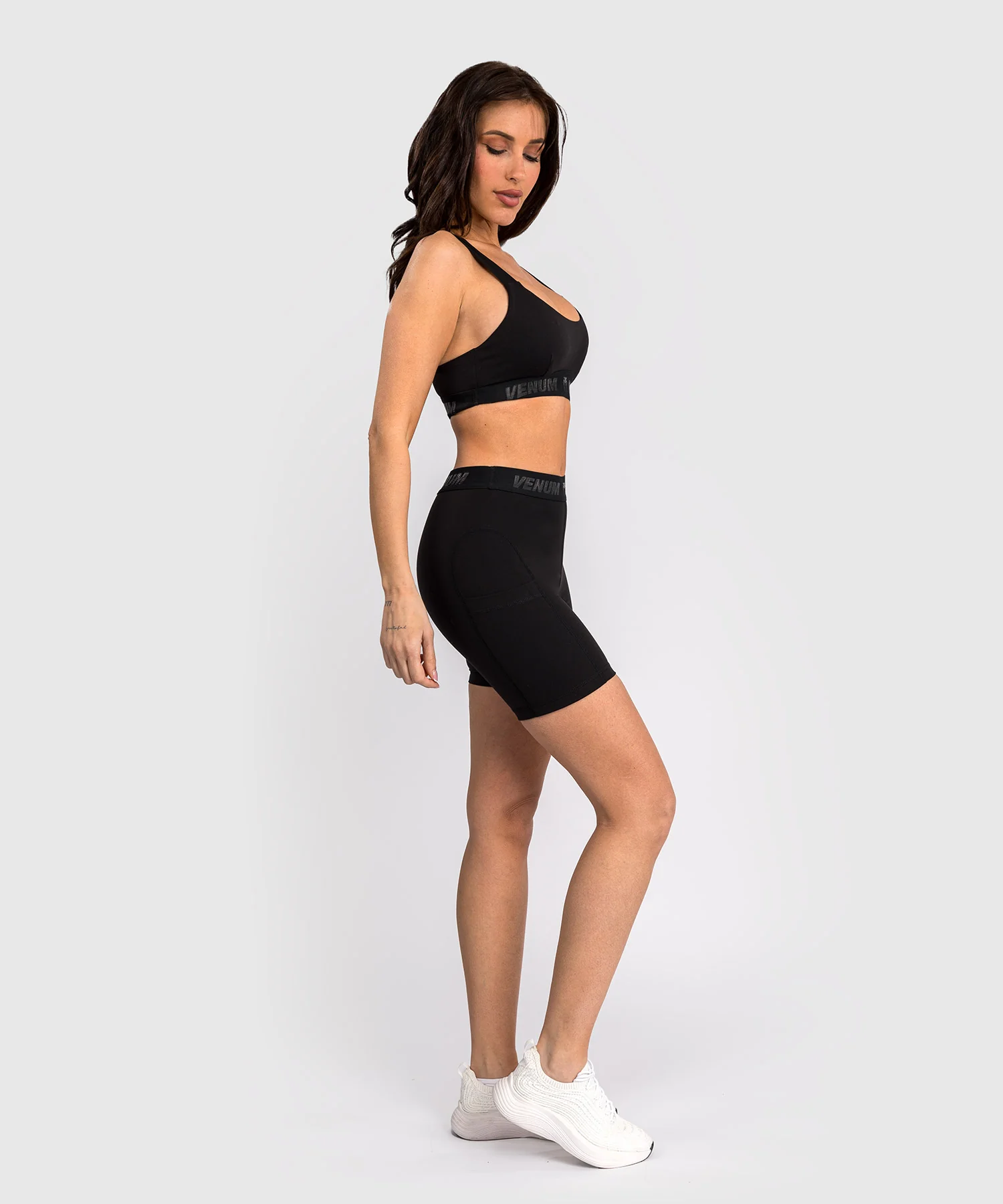 Short de compression long pour Femmes Venum Elevate - Noir - Image 3