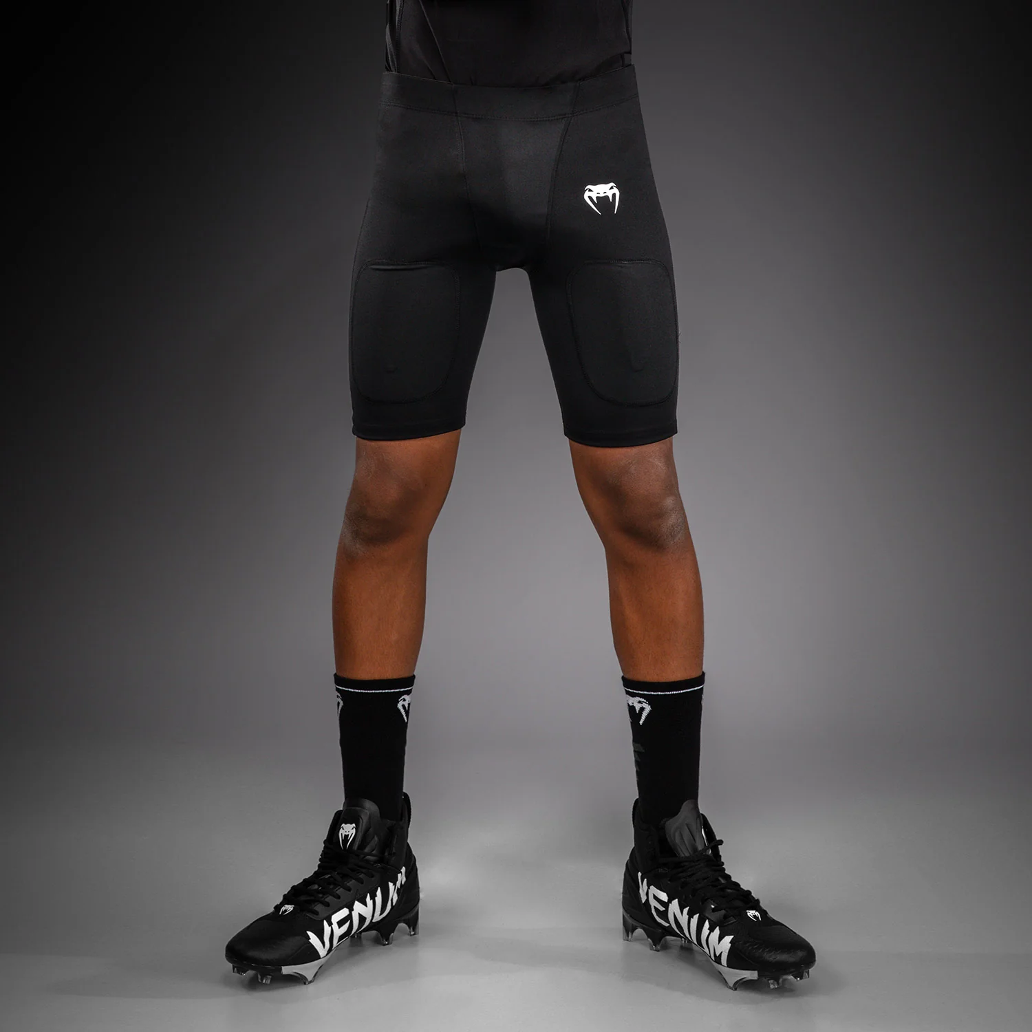 Short de Compression pour Enfants Venum Elite Football - Noir