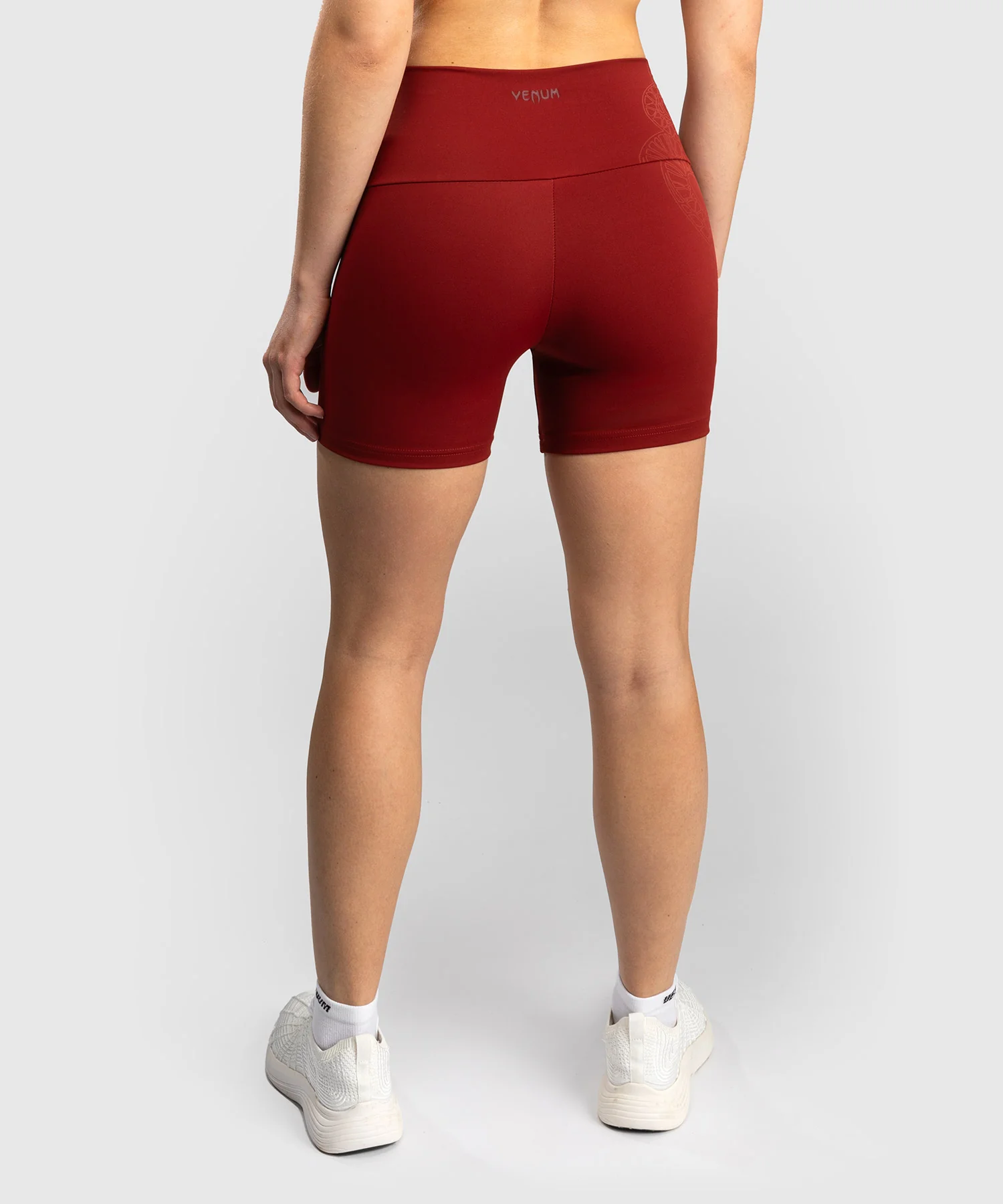 Short de Compression pour Femmes Venum Serpenti – Bordeaux/Ivoire - Image 2