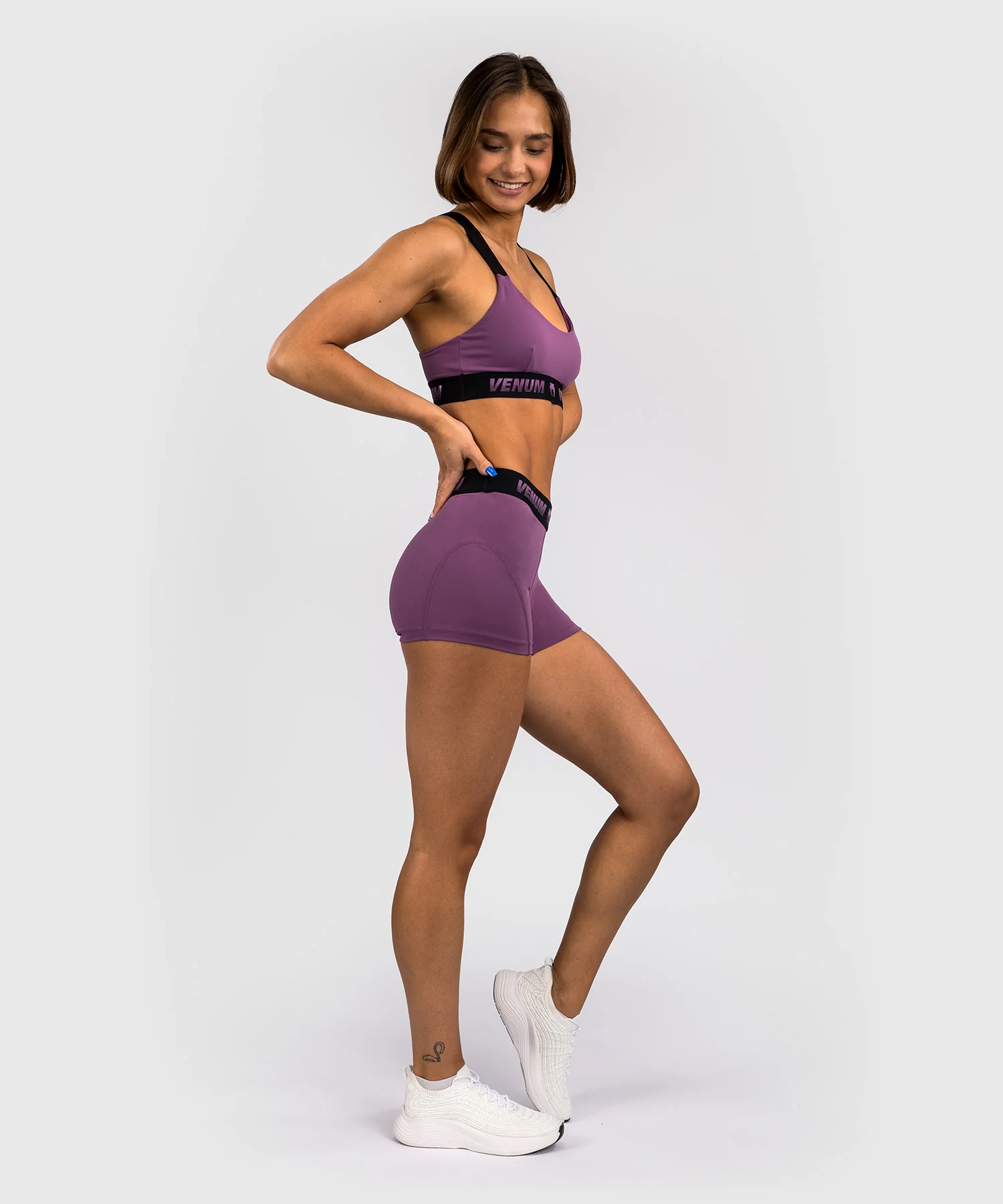 Short de compression Venum Elevate pour Femmes - Lilas - Image 4
