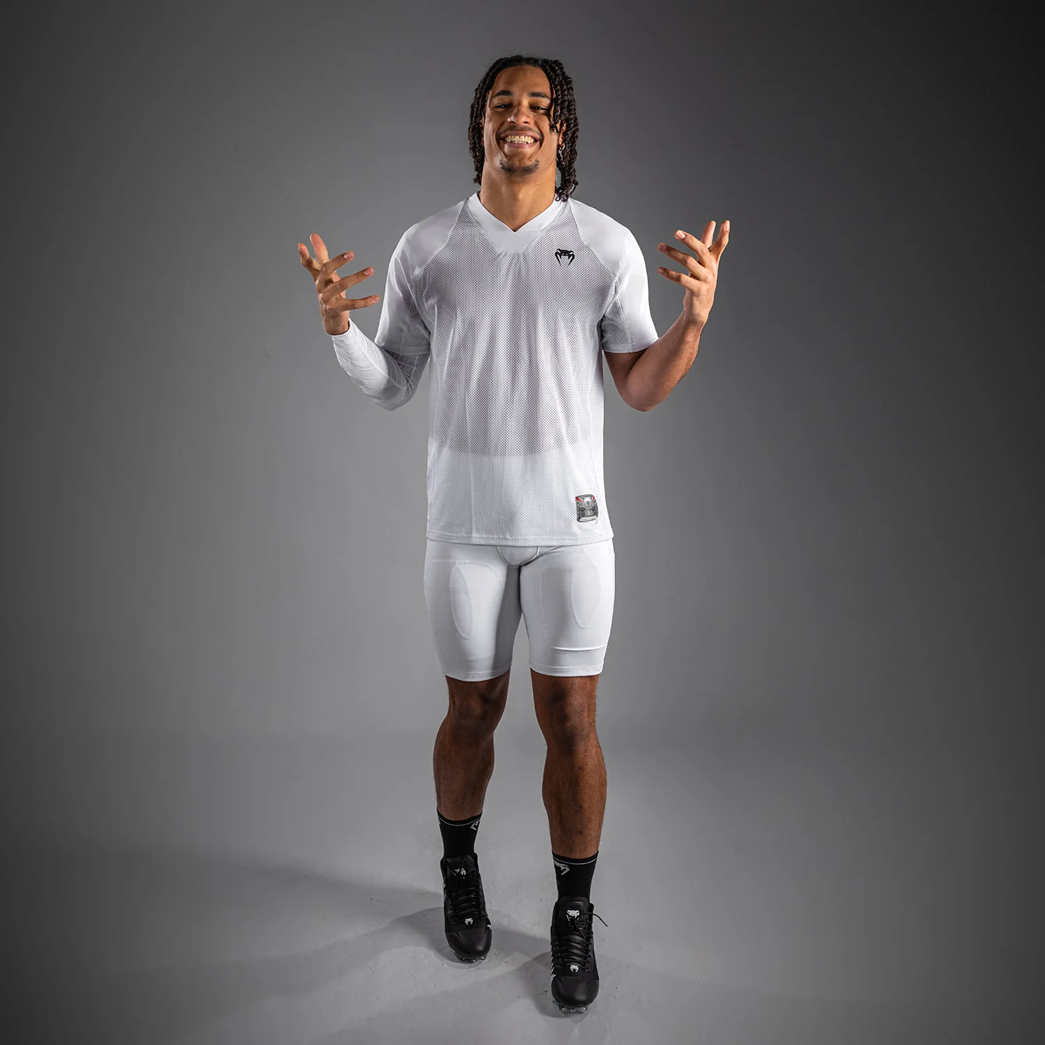 Short de Compression Venum Elite Football - Blanc - Image 5