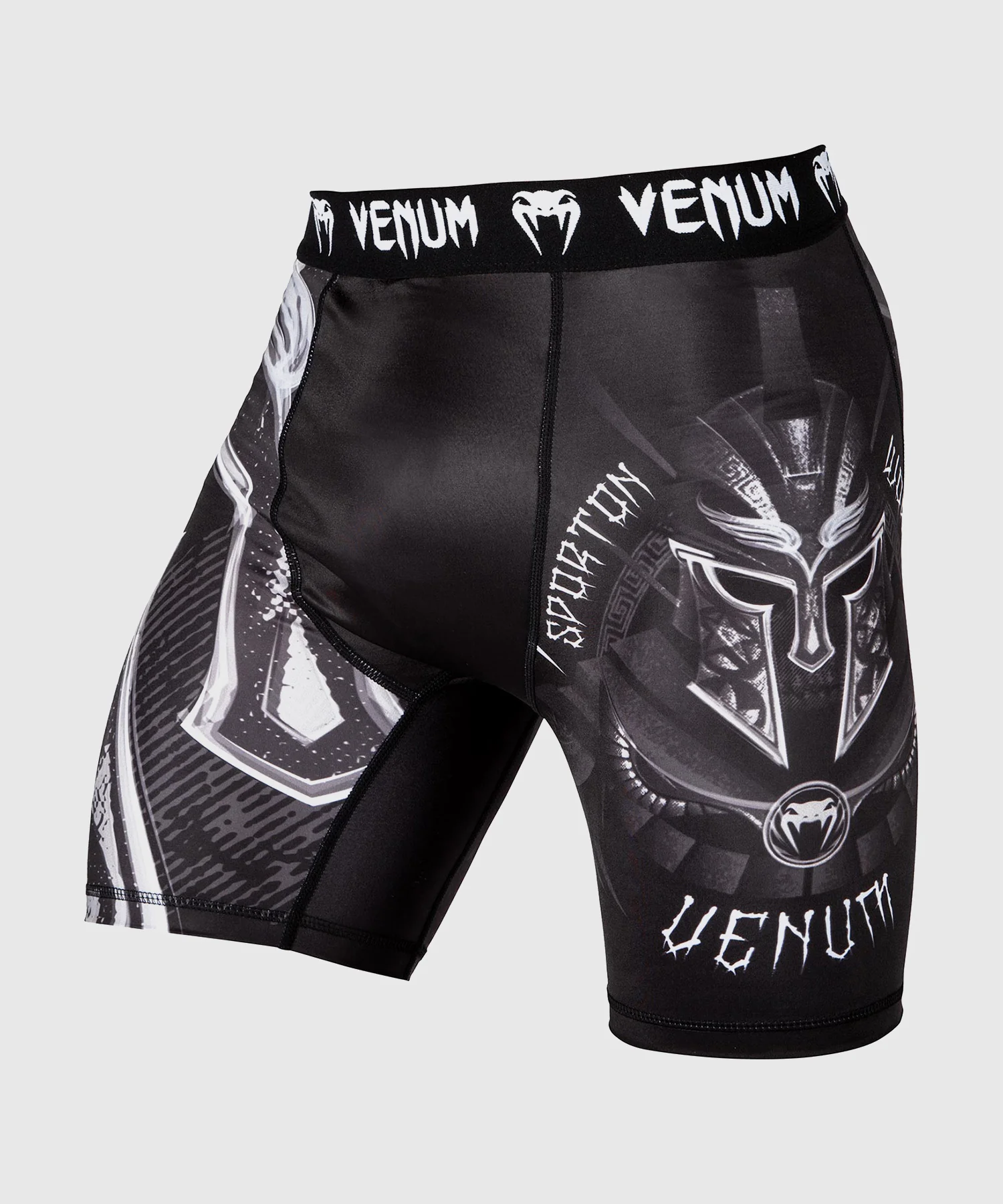 Short de compression Venum Gladiator 3.0 - Noir/Blanc - Image 2