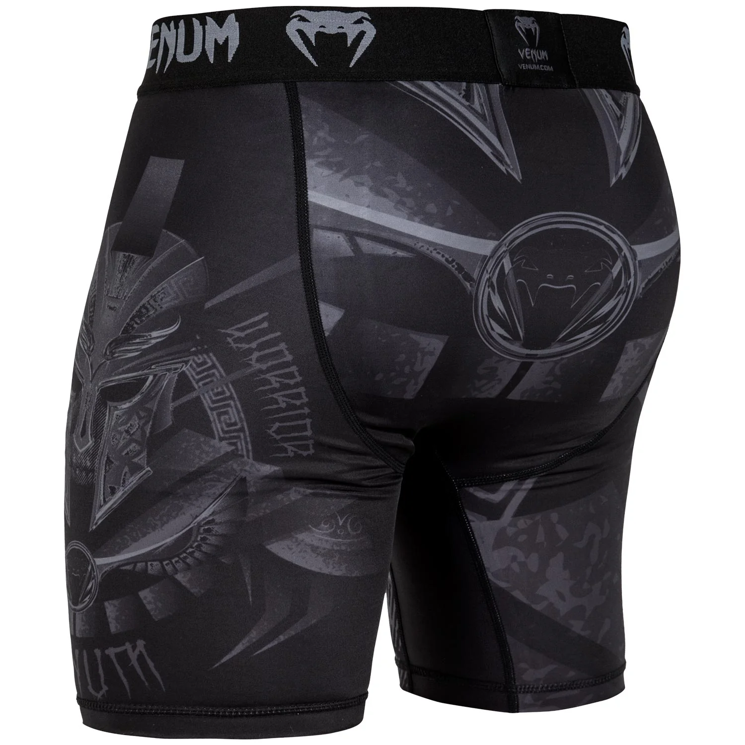 Short de compression Venum Gladiator 3.0 - Noir/Noir - Exclusivité - Image 4
