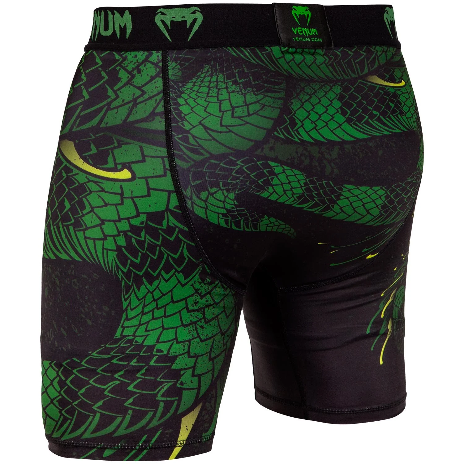 Short de compression Venum Green Viper - Noir/Vert - Image 3