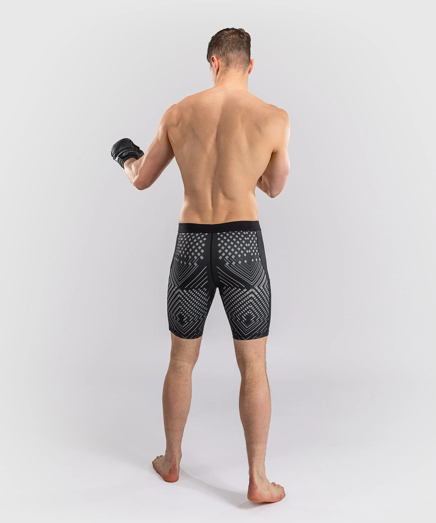 Short de Compression Venum Midnight Fury – Noir/Gris/Argent - Image 5