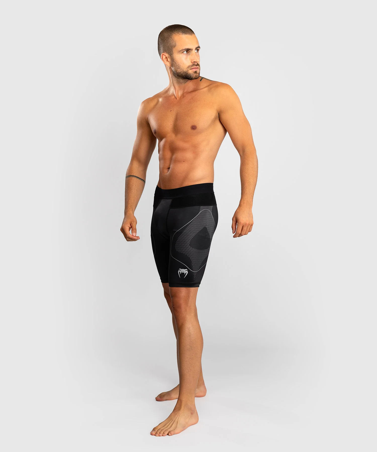 Short de Compression Venum Nexus – Noir/Argent - Image 4