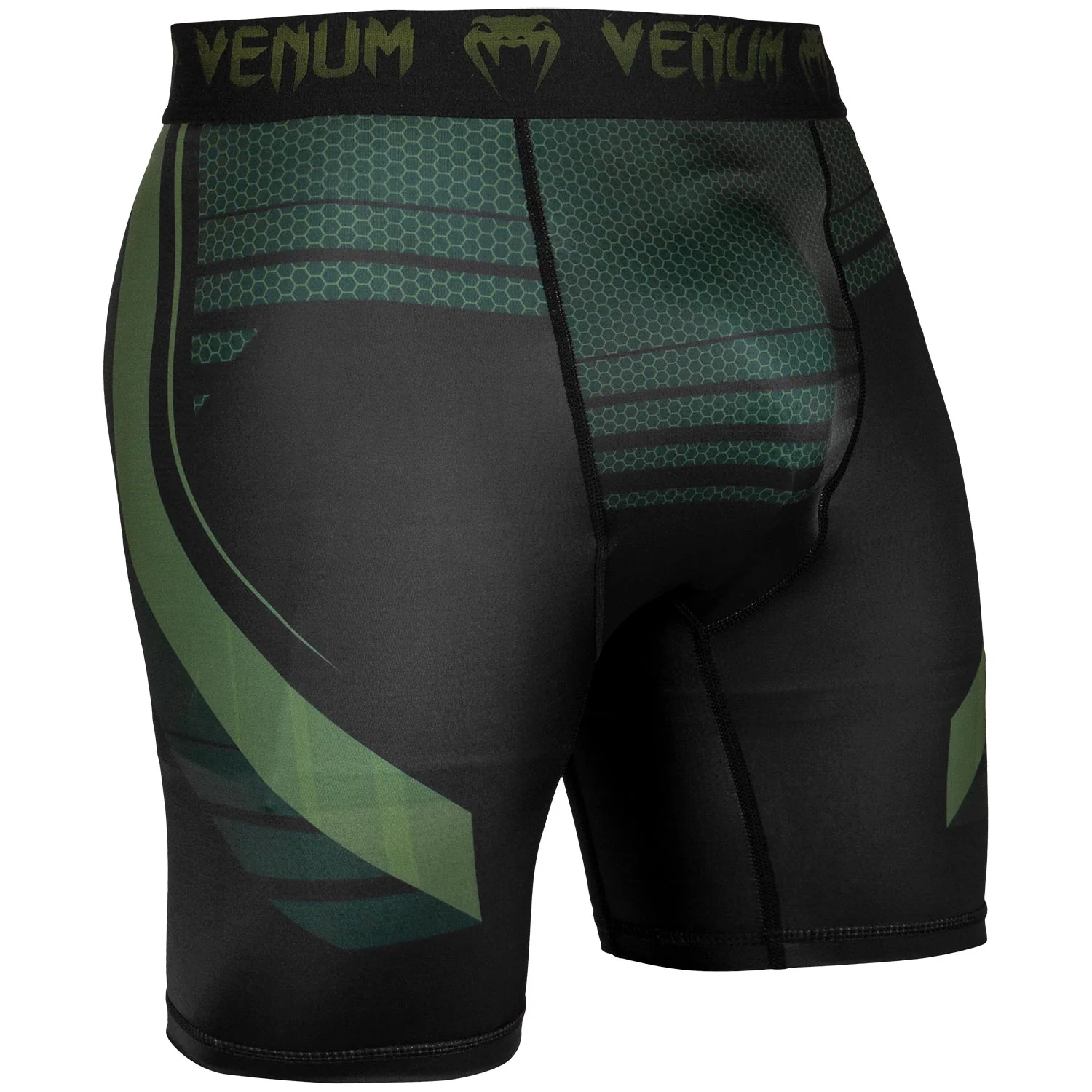 Short de compression Venum Technical 2.0 - Noir/Kaki - Exclusivité - Image 2