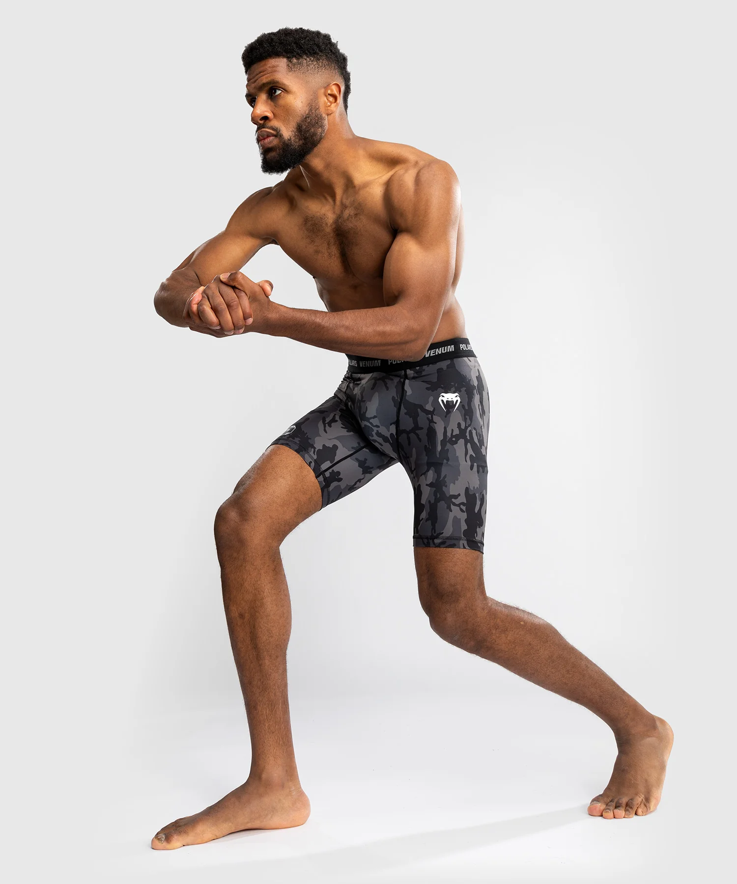 Short de Compression Venum x Polaris - Noir/Gris - Image 3