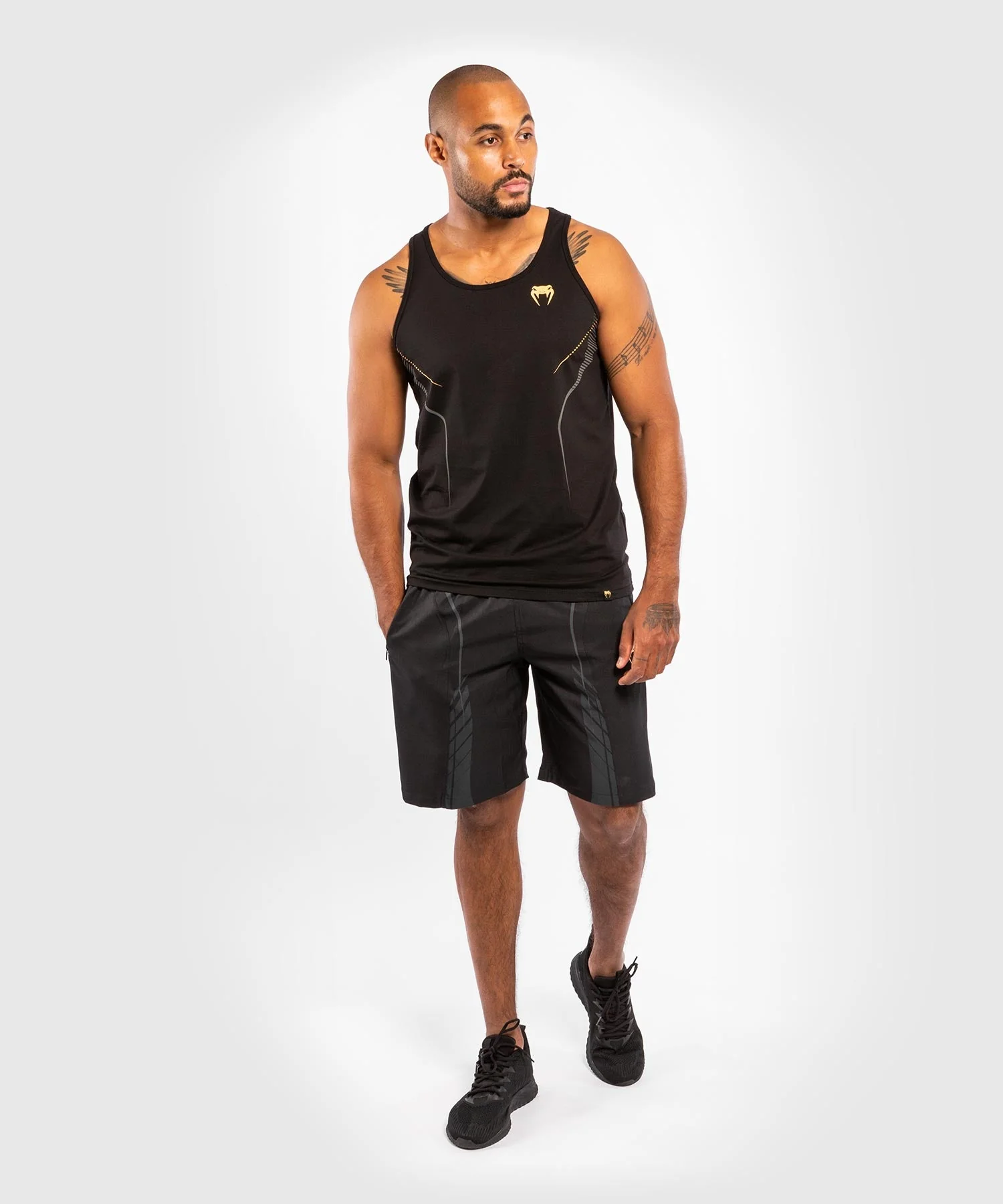 Short de Fitness Venum Athletics – Noir/Or - Image 7
