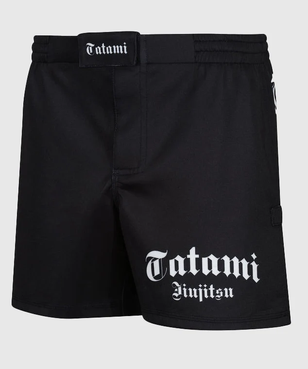 Short De Grappling Court Tatami Fightwear Gothic - Noir - Image 4