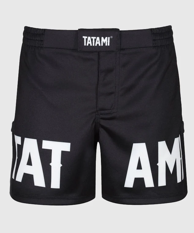 Short De Grappling Court Tatami Fightwear Raven - Noir