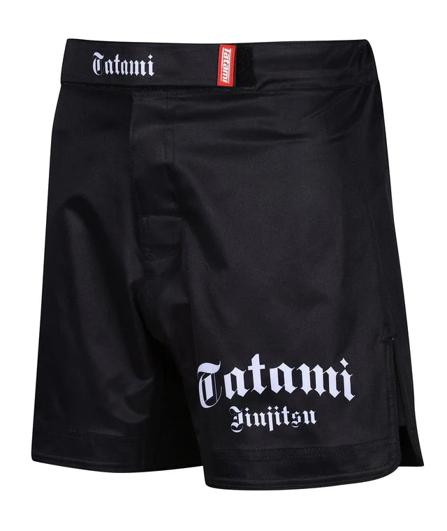 Short De Grappling Tatami Fightwear Gothic - Noir - Image 4