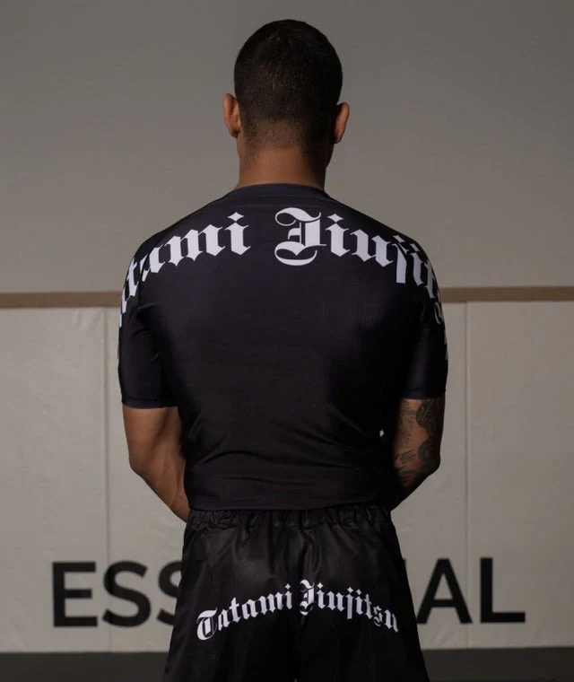Short De Grappling Tatami Fightwear Gothic - Noir - Image 5