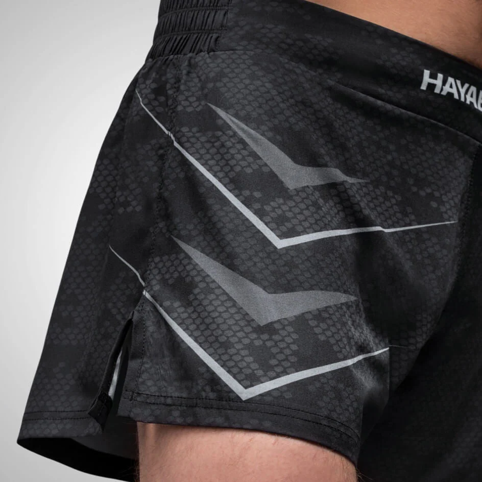 Short de MMA Hayabusa Kickboxing Arrow - Noir - Image 4