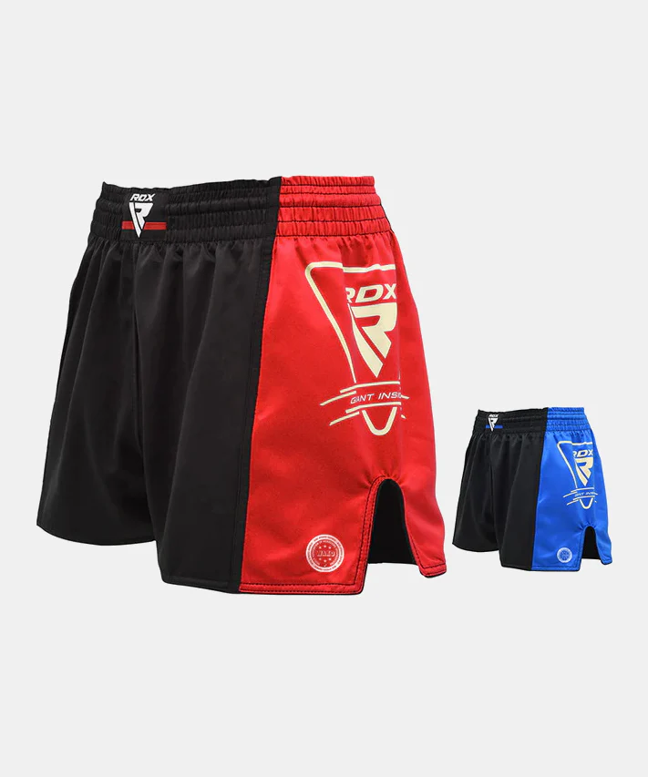 Short de MMA RDX Kickboxing T1 Approuvé WAKO - Rouge - Image 2