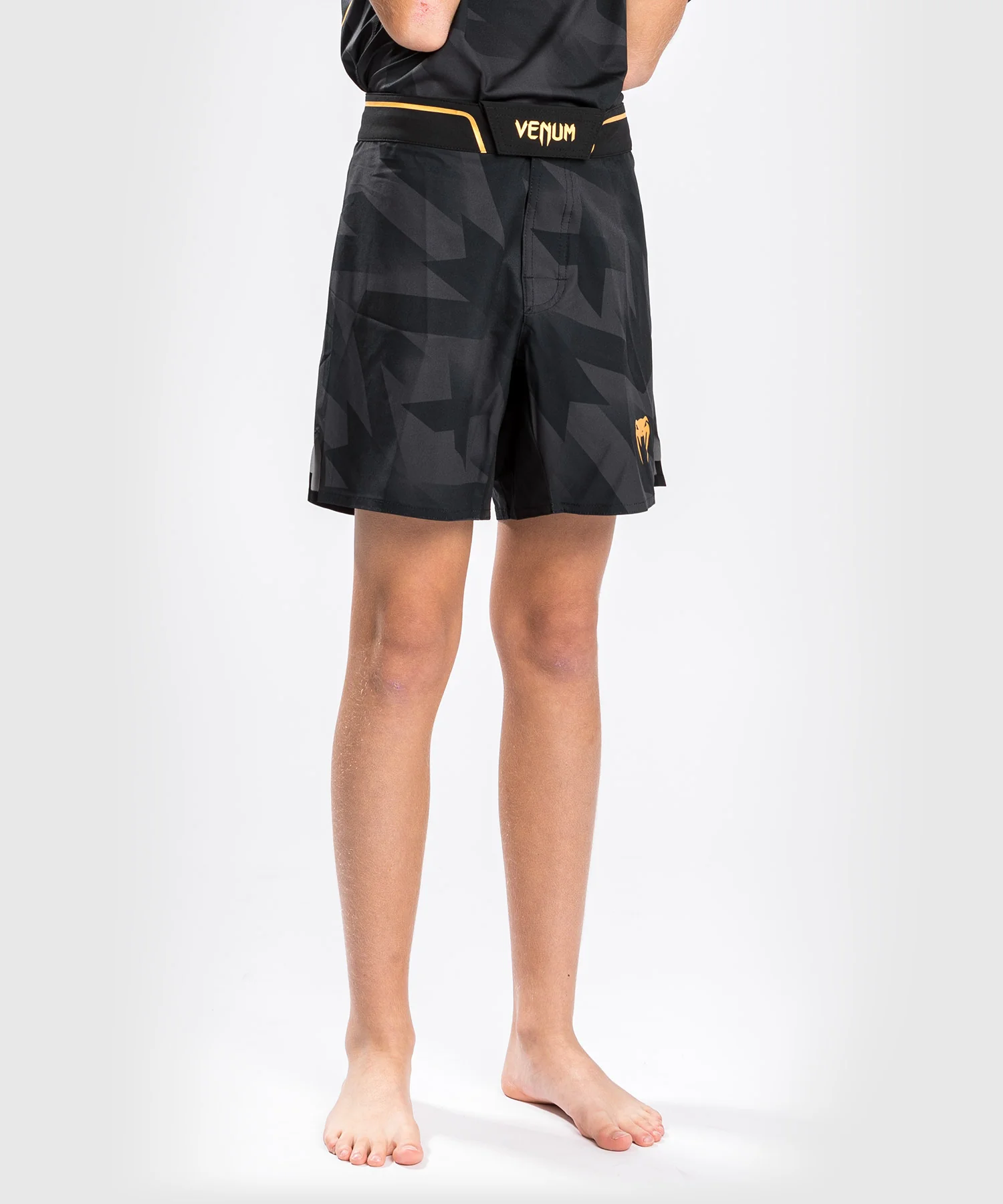 Short de MMA Venum Razor - Pour Enfants - Noir/Or - Image 3
