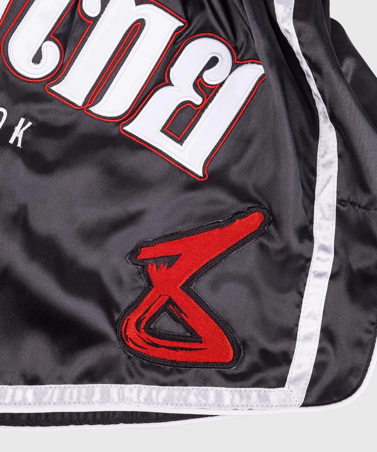 Short de Muay Thai 8 Weapons Bangkok - Noir/Blanc - Image 4