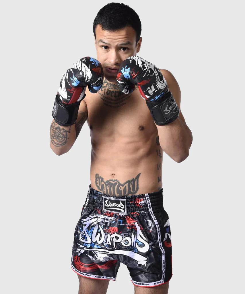 Short de Muay Thai 8 Weapons Cut Like A Blade 2.0 - Noir - Image 5