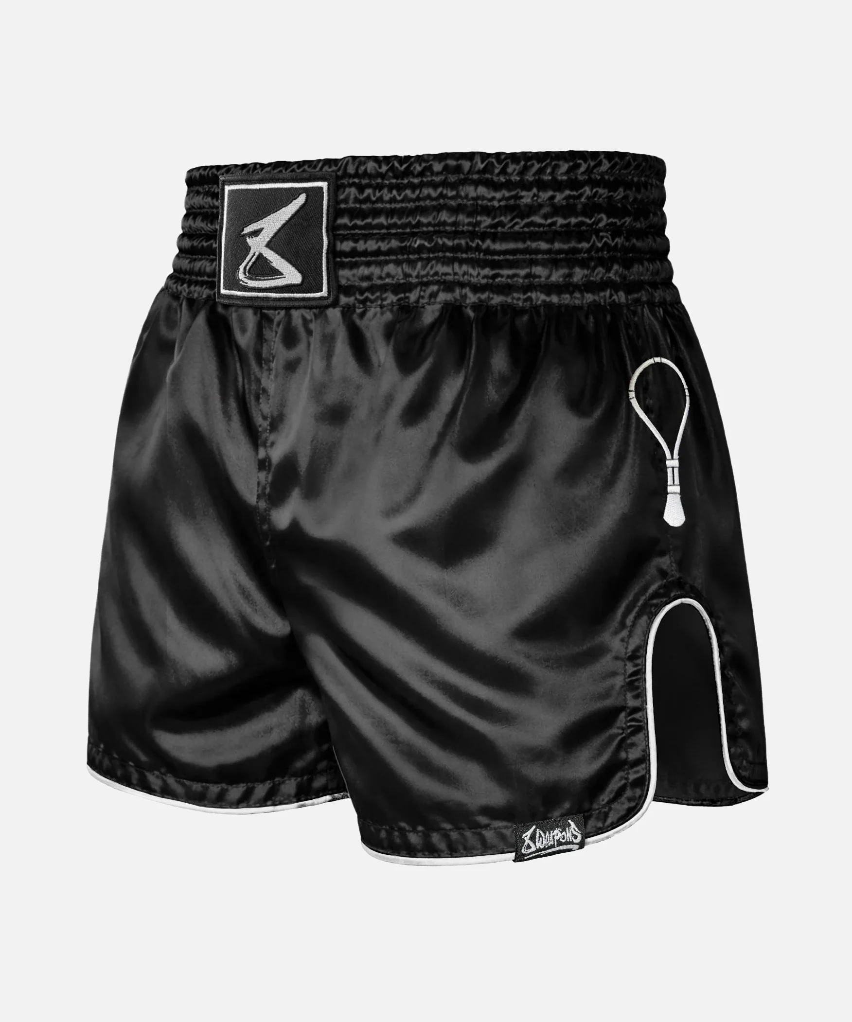 Short De Muay Thai 8 Weapons Mongkol - Noir