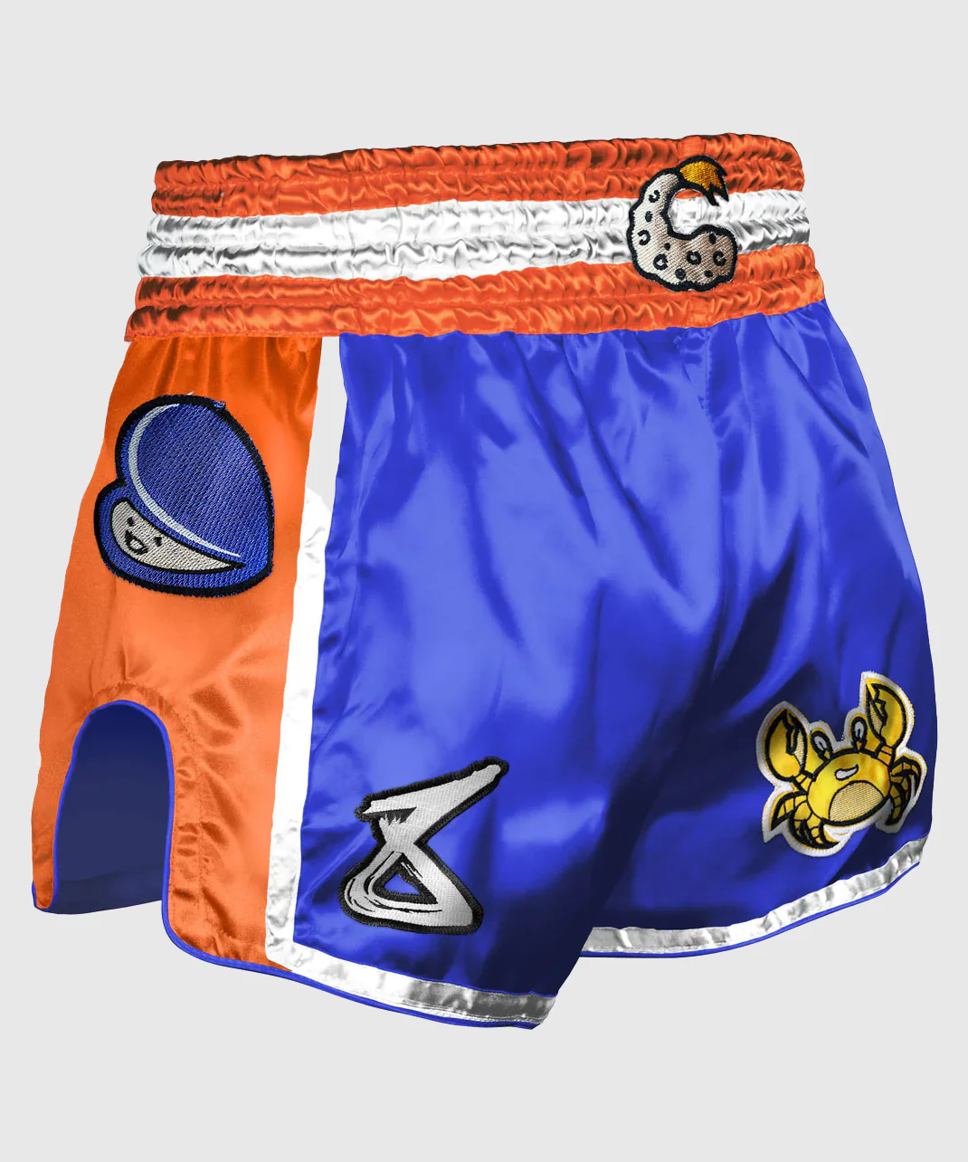 Short de Muay Thai 8 Weapons Talay - Bleu - Image 2