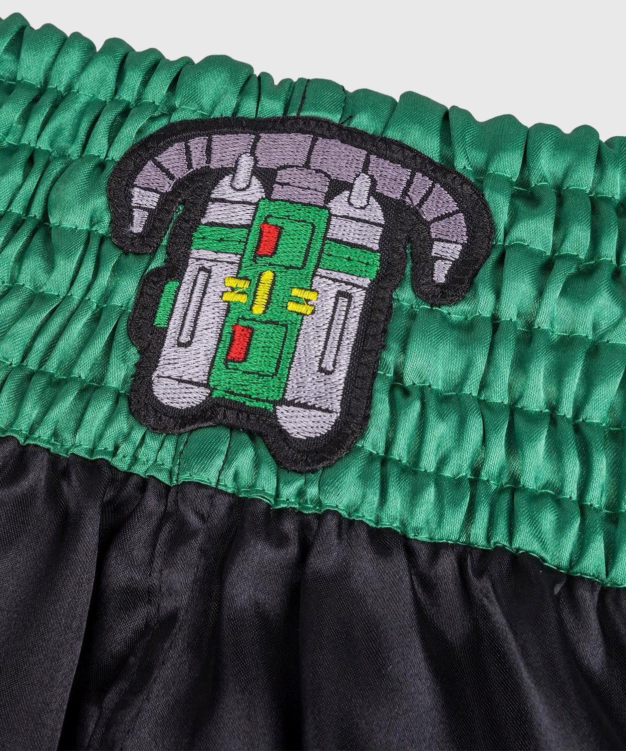 Short de Muay Thai 8 Weapons West Coast - Noir/Vert - Image 6