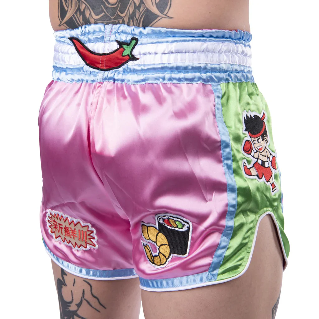 Short de Muay Thai 8 Weapons Yummy - Rose - Image 3