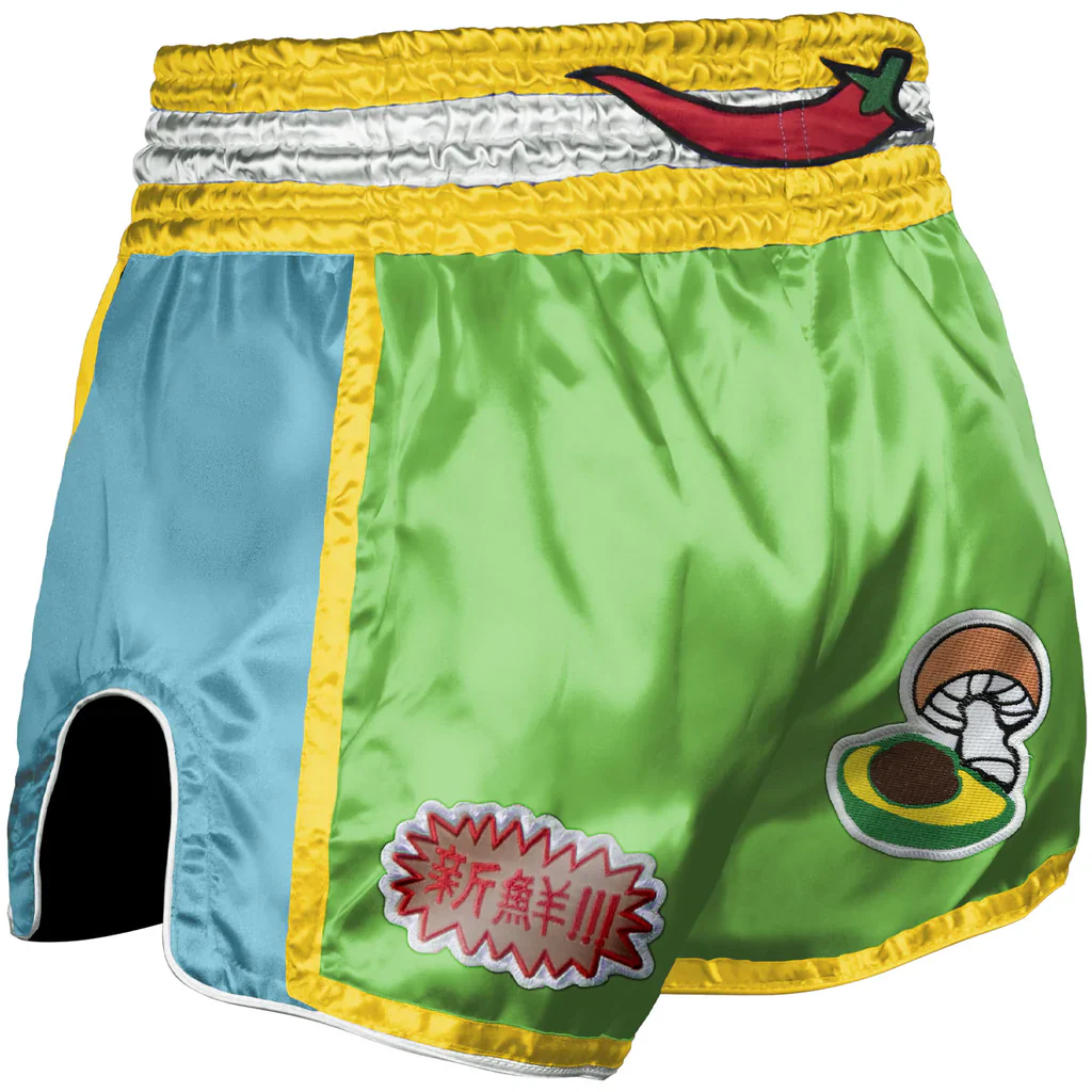 Short de Muay Thai 8 Weapons Yummy - Vert - Image 2