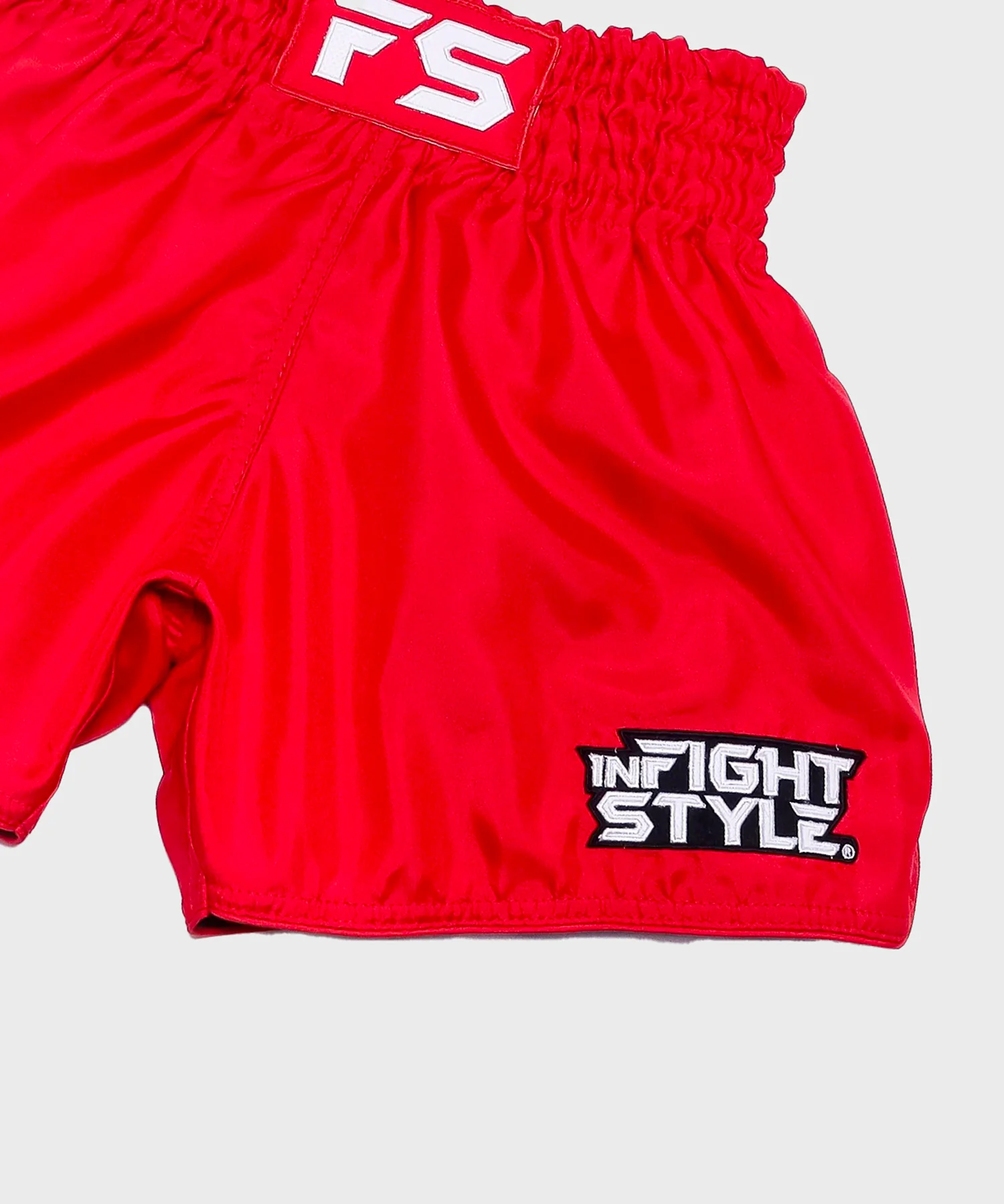 Short de Muay Thai Infightstyle Fs Utility Retro - Rouge - Image 2