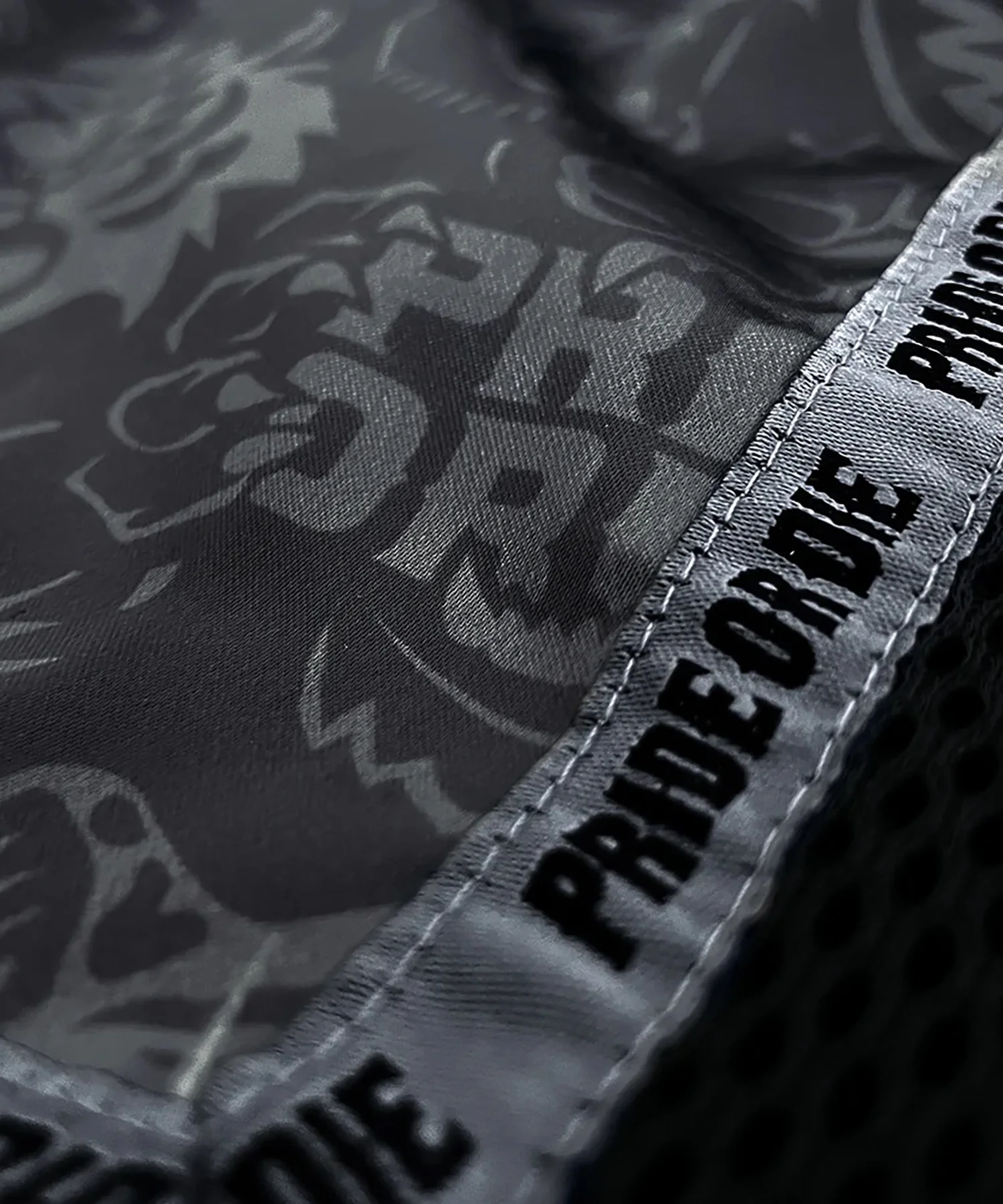 Short de Muay Thai Pride Or Die Ferocity - Noir - Image 2