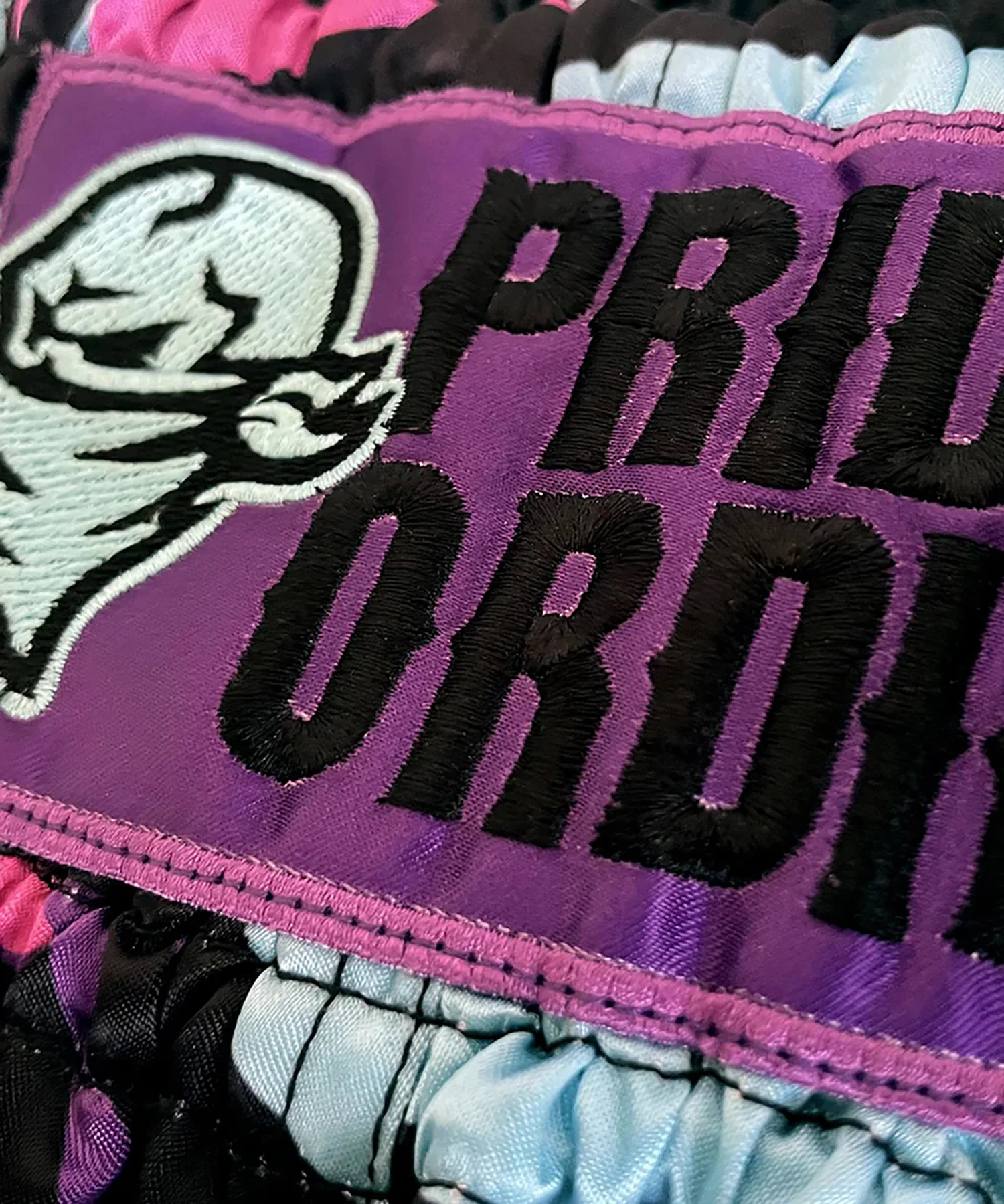 Short de Muay Thai Pride Or Die Violent Reality - Noir - Image 5