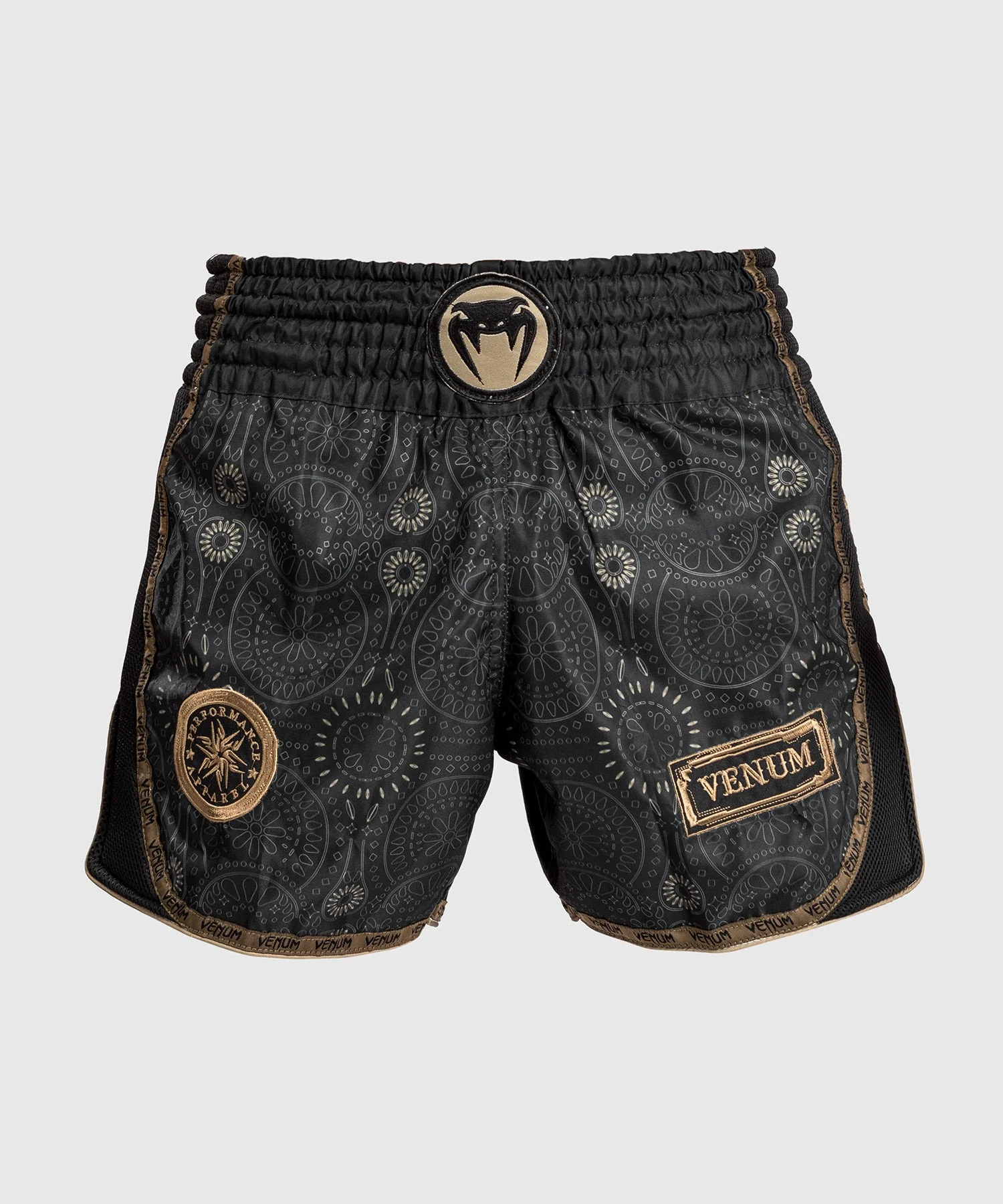 Short de Muay Thai Santa Muerte Dark Side Venum- Noir/Marron