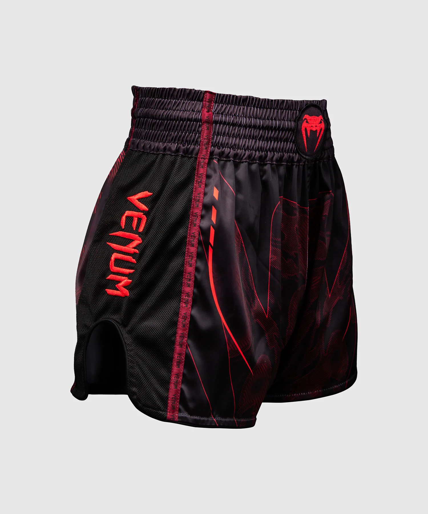 Short de Muay Thaï Venum Spectre – Noir/Rouge - Image 3