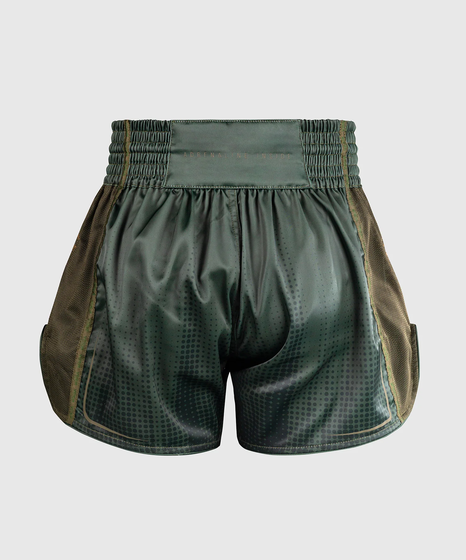 Short de Muay Thaï Venum Stealth – Kaki/Vert Foncé - Image 3