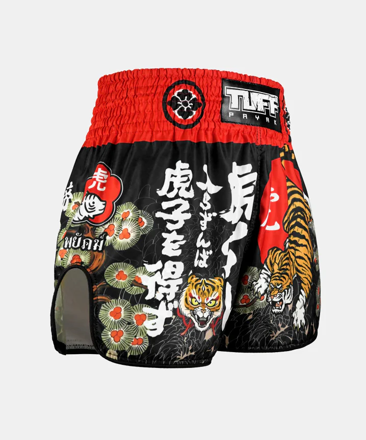 Short De Muay Thai Tuff Payak Den Of The Brave - Noir - Image 4
