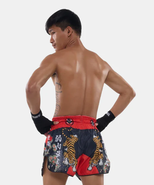 Short De Muay Thai Tuff Payak Den Of The Brave - Noir - Image 7