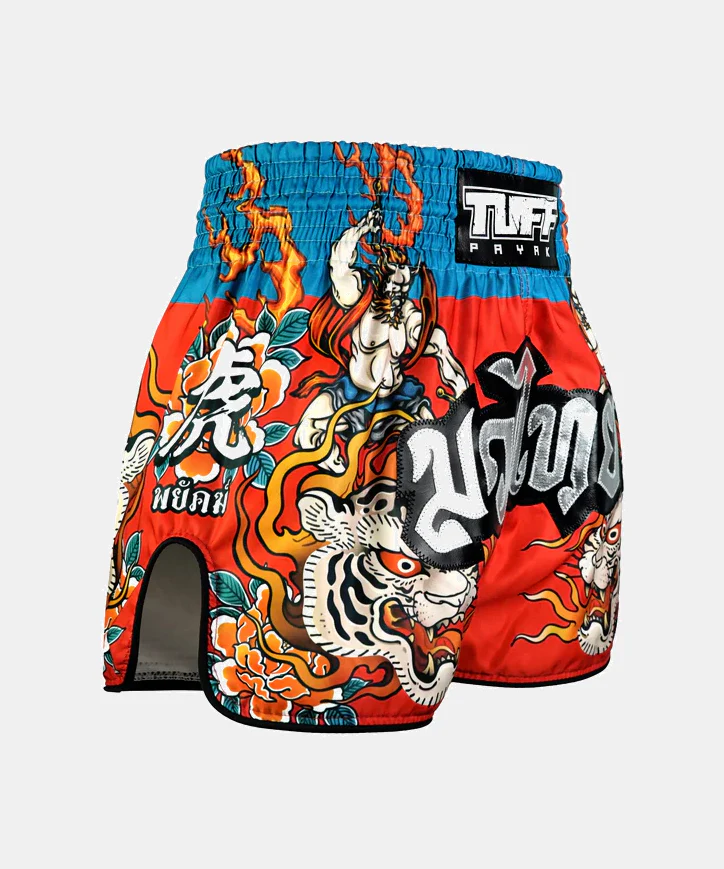 Short De Muay Thai Tuff Payak Fujin The Wind God - Rouge - Image 4